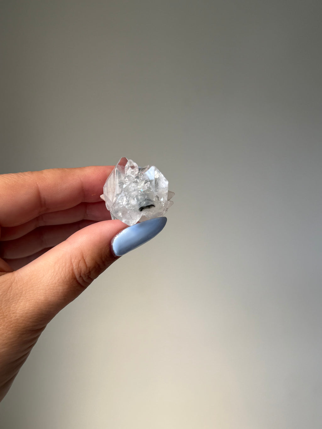 Diamond Apophyllite with Peach Stilbite Cluster | Natural High-Clarity Crystal Specimen | Crystal Cartel #111