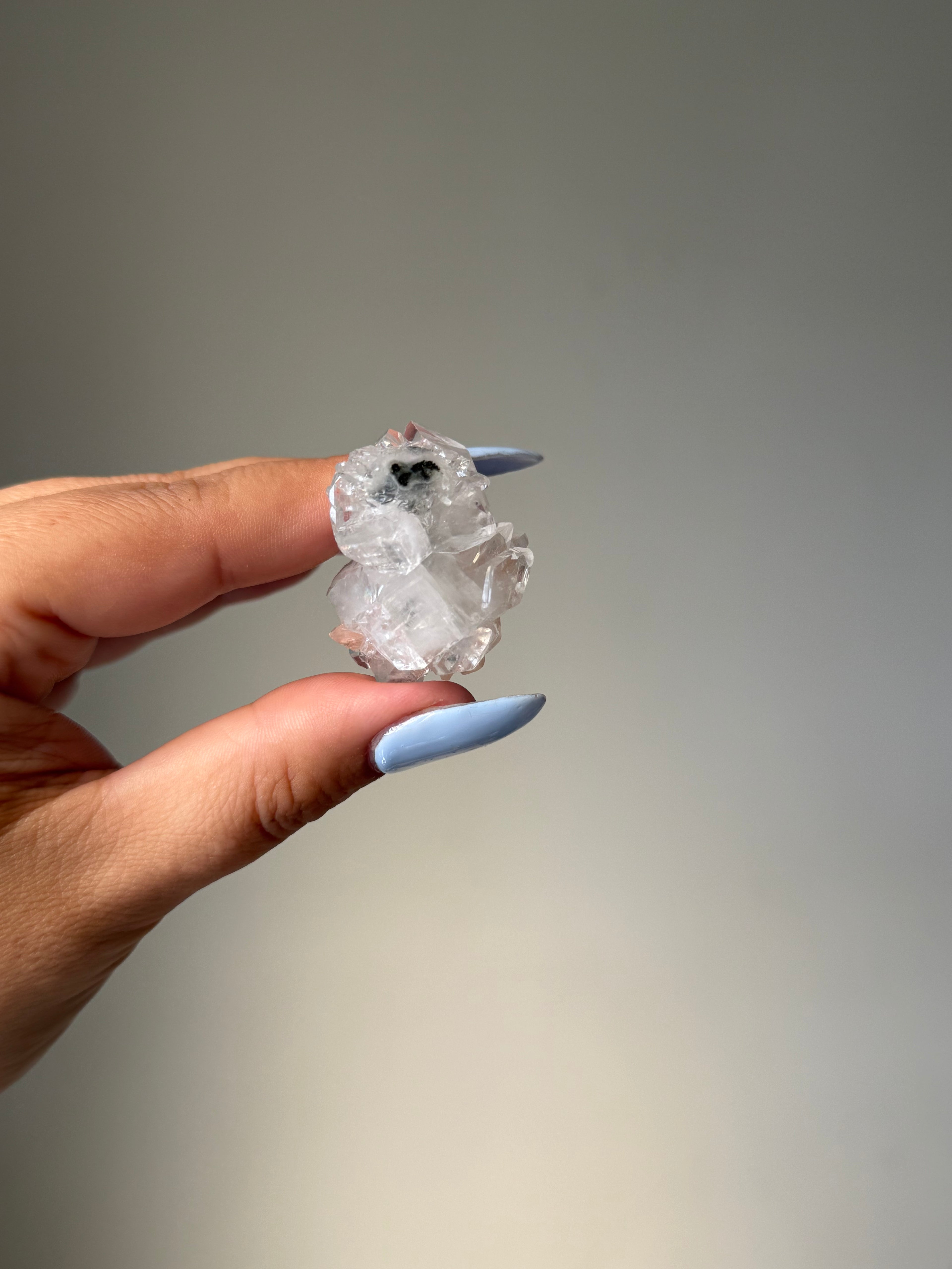 Diamond Apophyllite with Peach Stilbite Cluster | Natural High-Clarity Crystal Specimen | Crystal Cartel #111