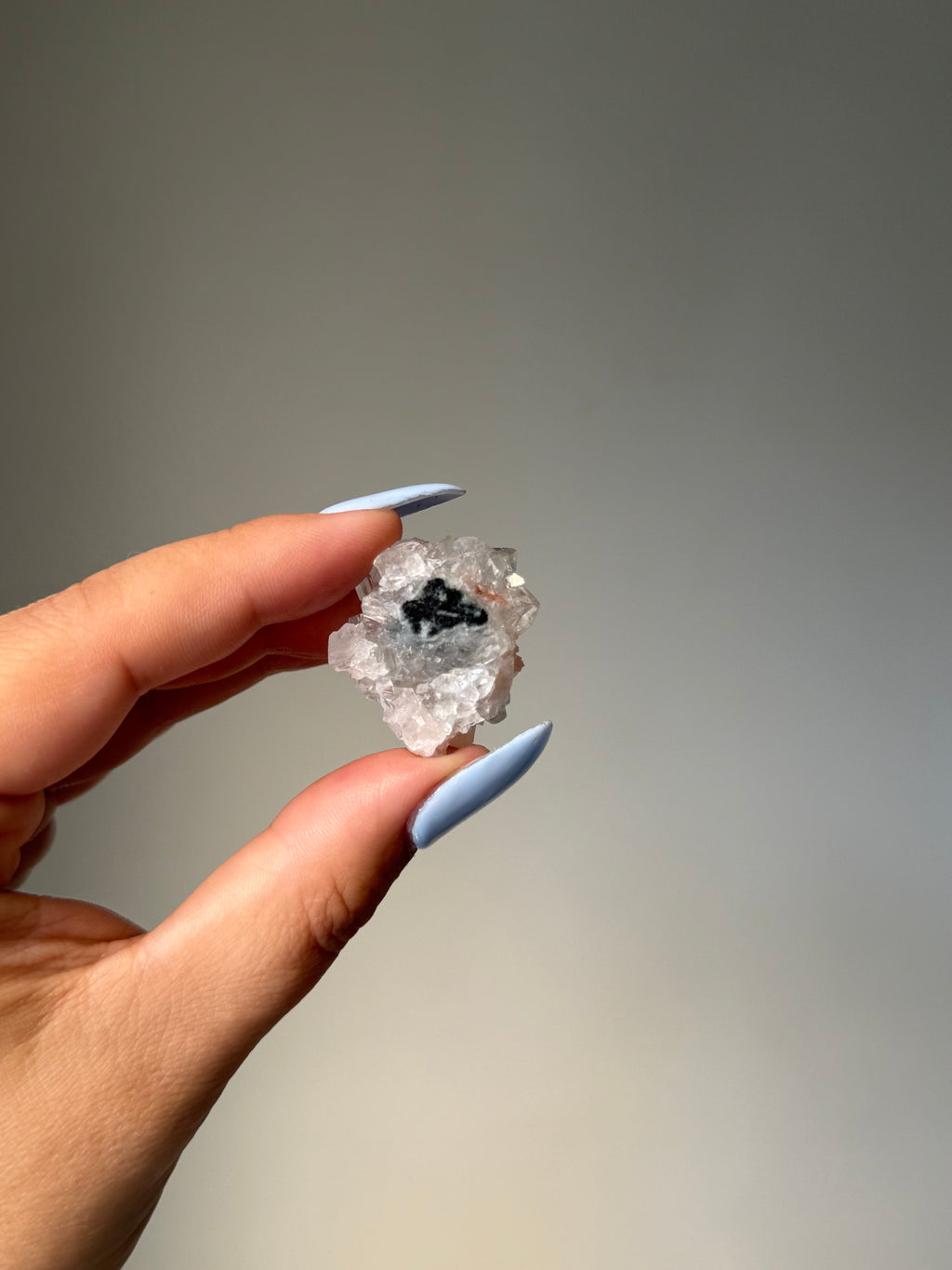 Diamond Apophyllite with Peach Stilbite Cluster | Natural High-Clarity Crystal Specimen | Crystal Cartel #108