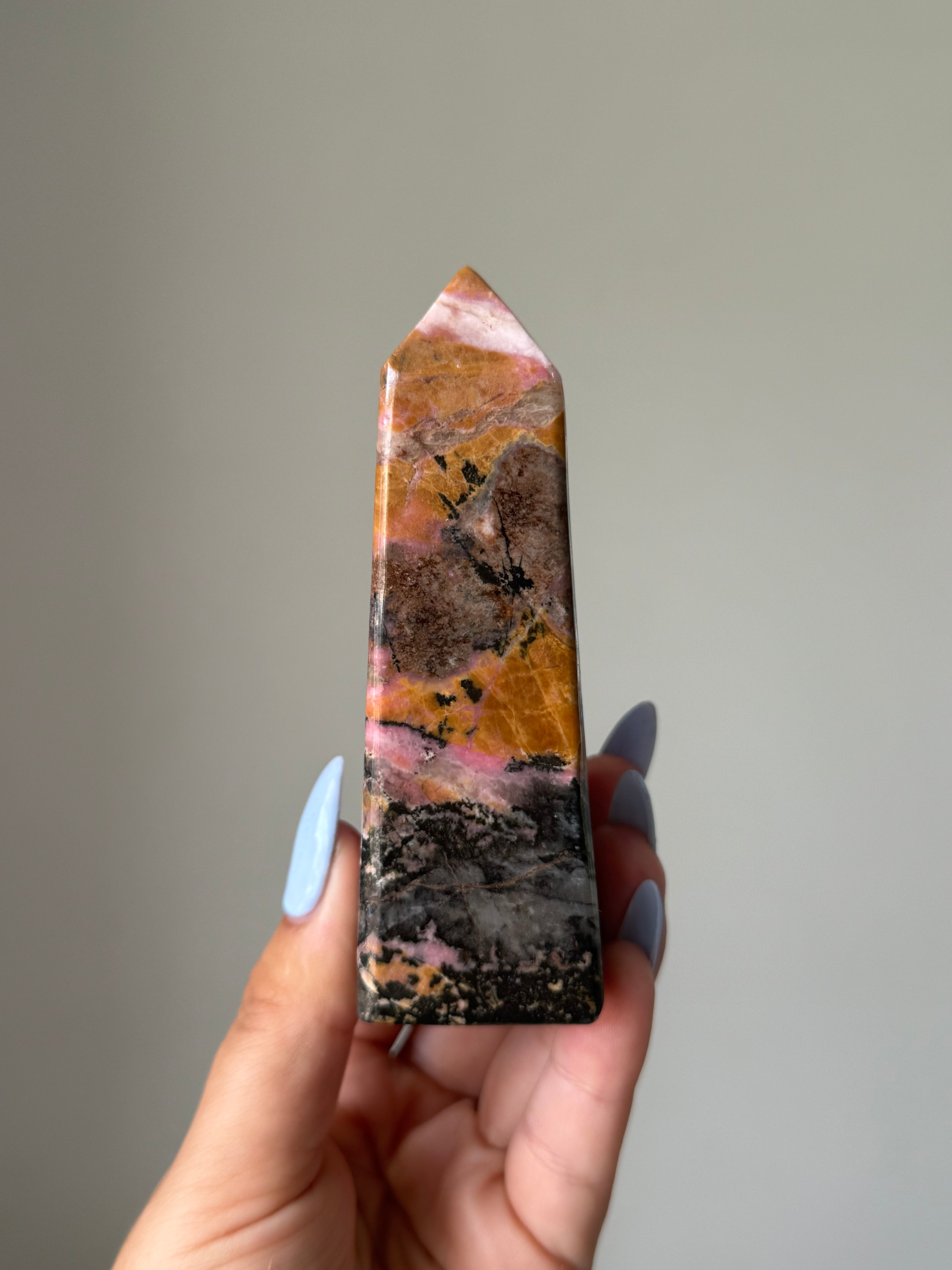 Rhodonite Tower | Crystal Cartel #125