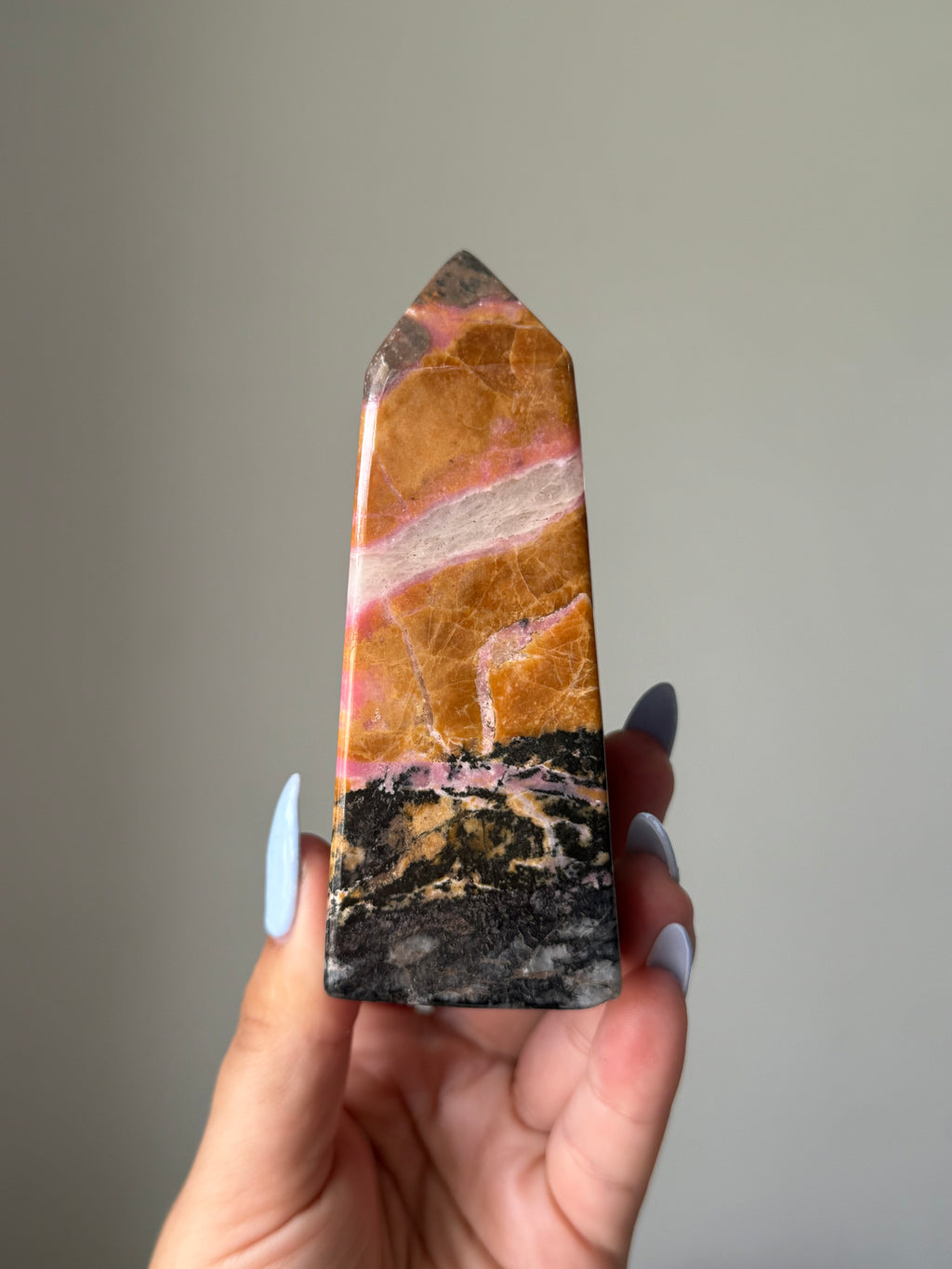 Rhodonite Tower | Crystal Cartel #124