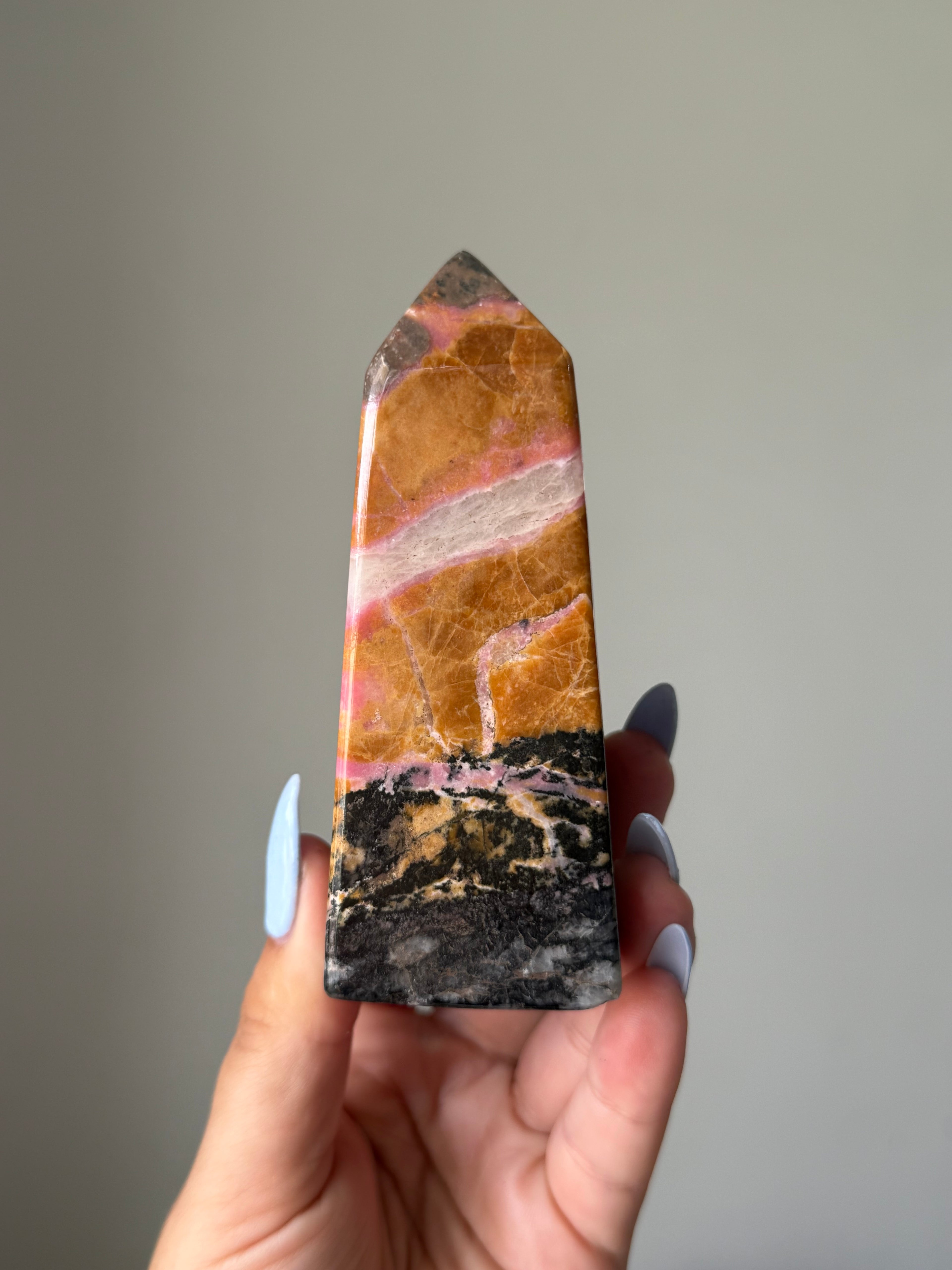 Rhodonite Tower | Crystal Cartel #124