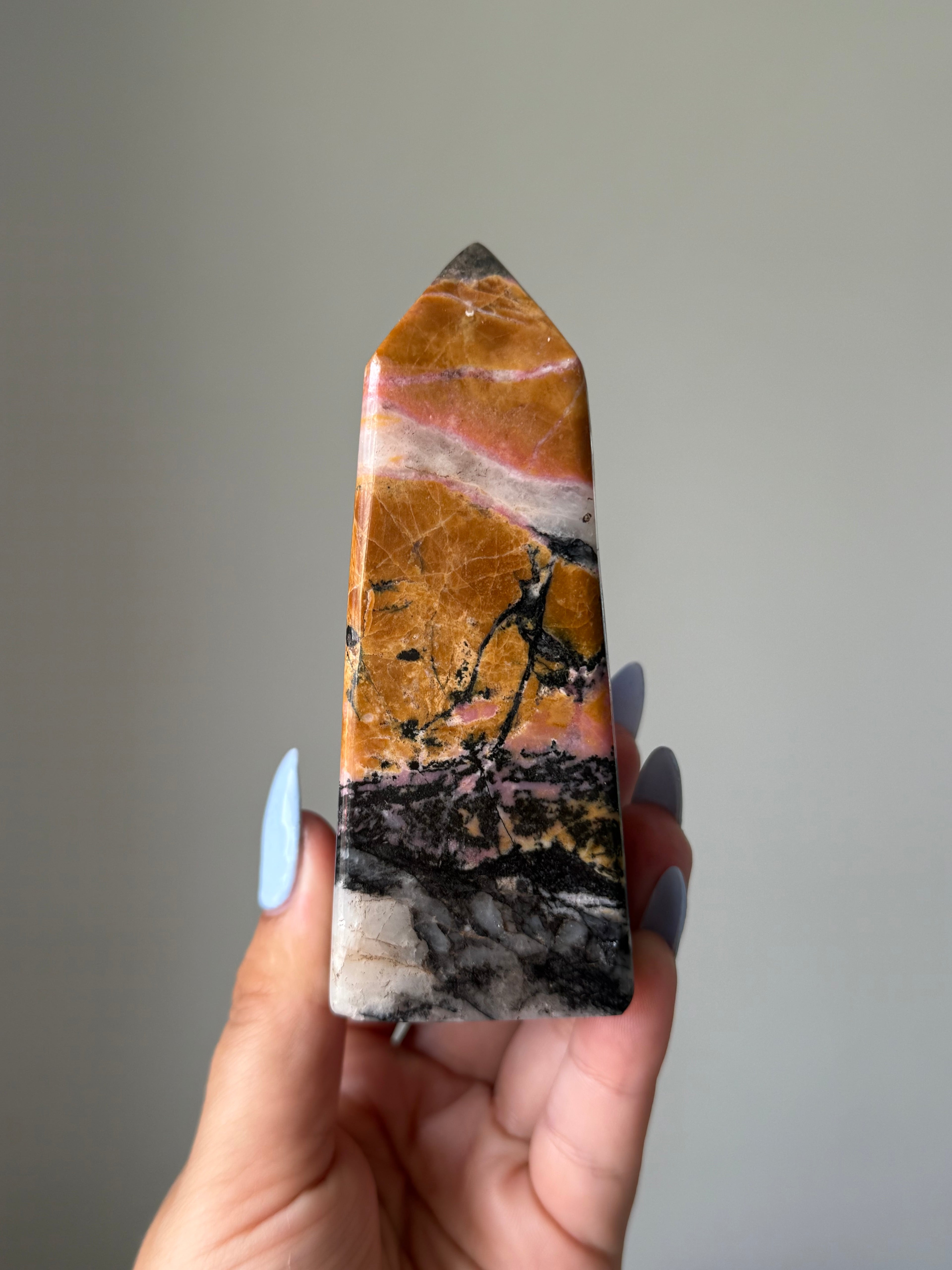 Rhodonite Tower | Crystal Cartel #124