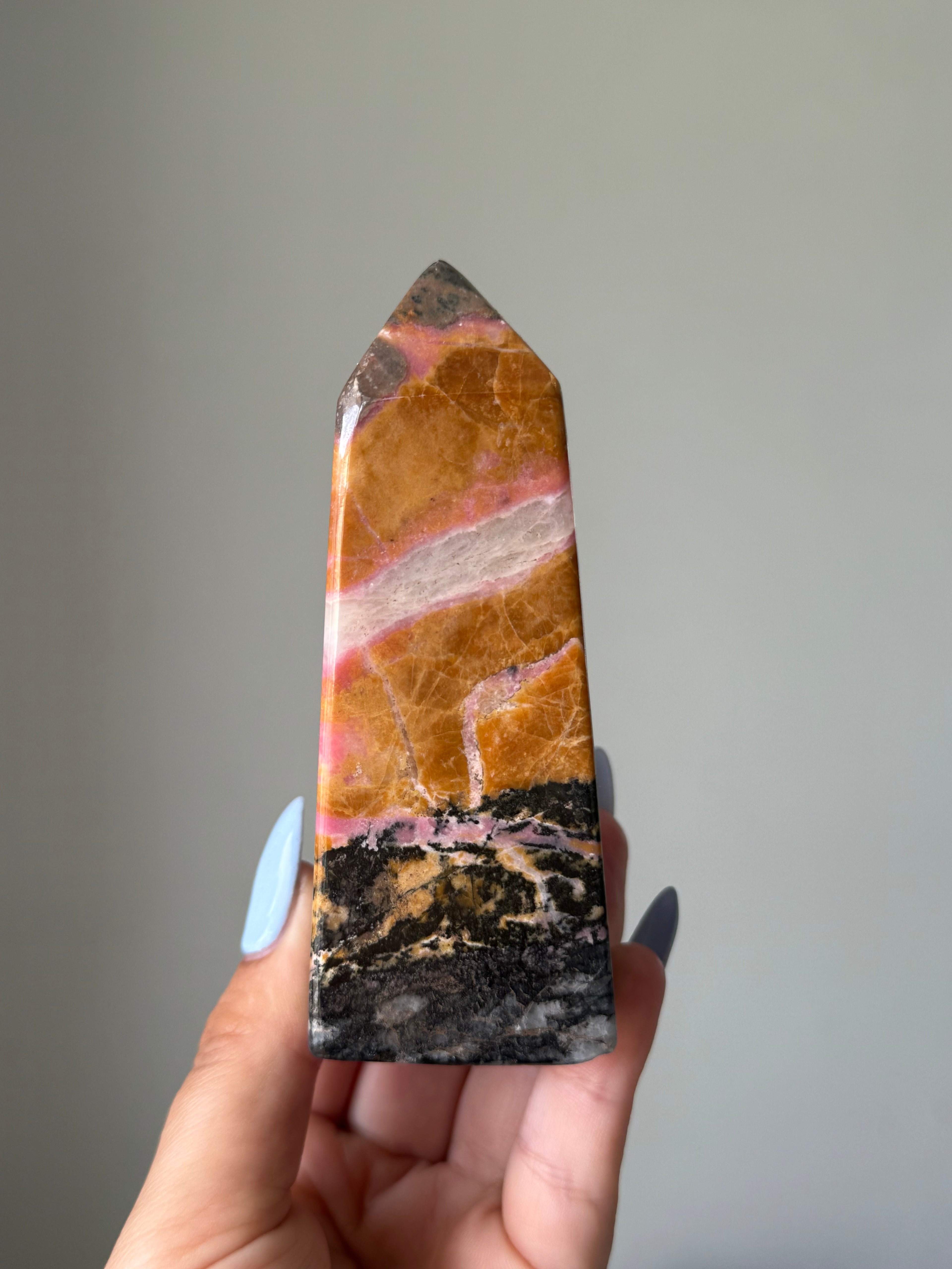 Rhodonite Tower | Crystal Cartel #124