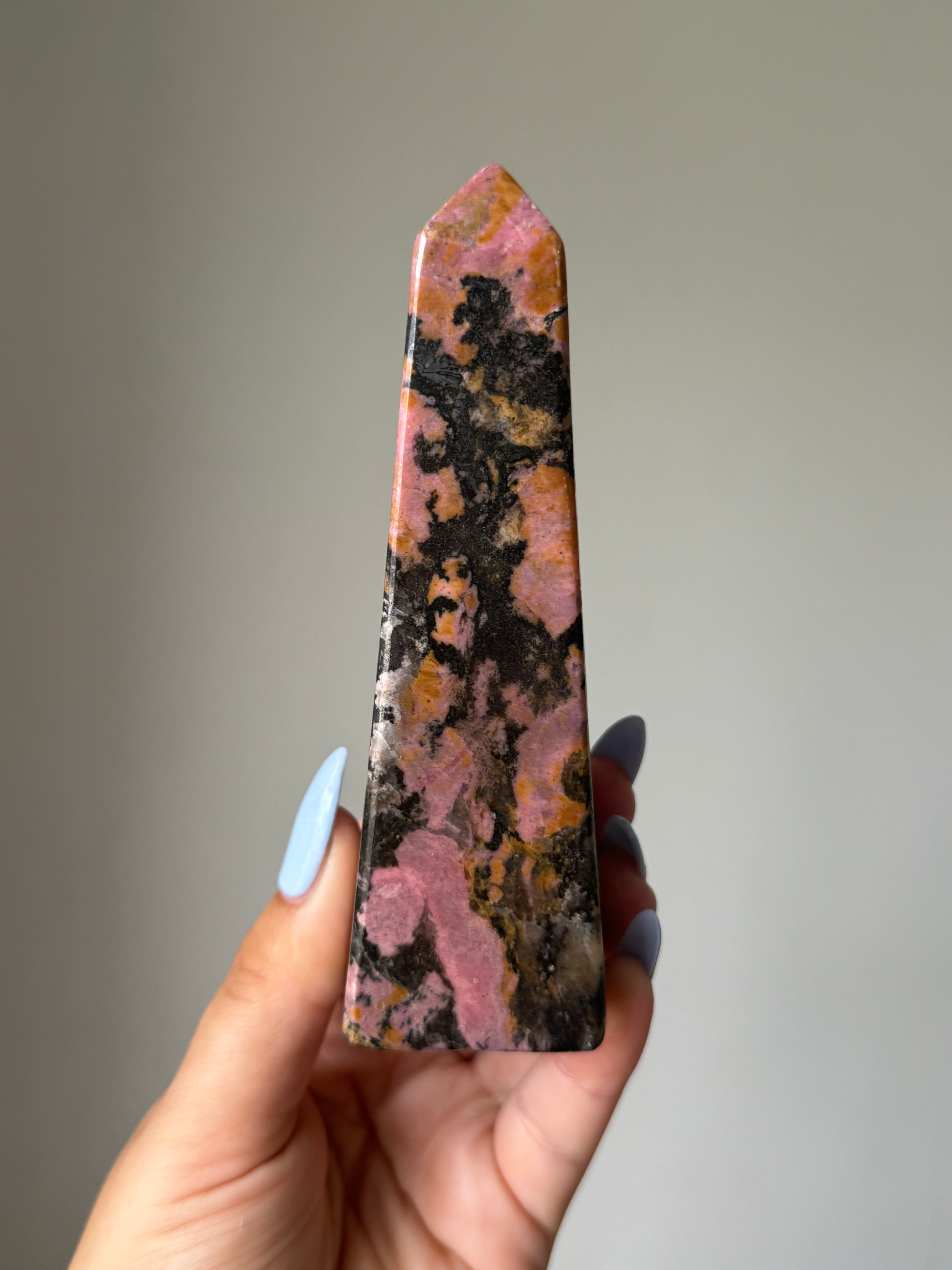 Rhodonite Tower | Crystal Cartel #130