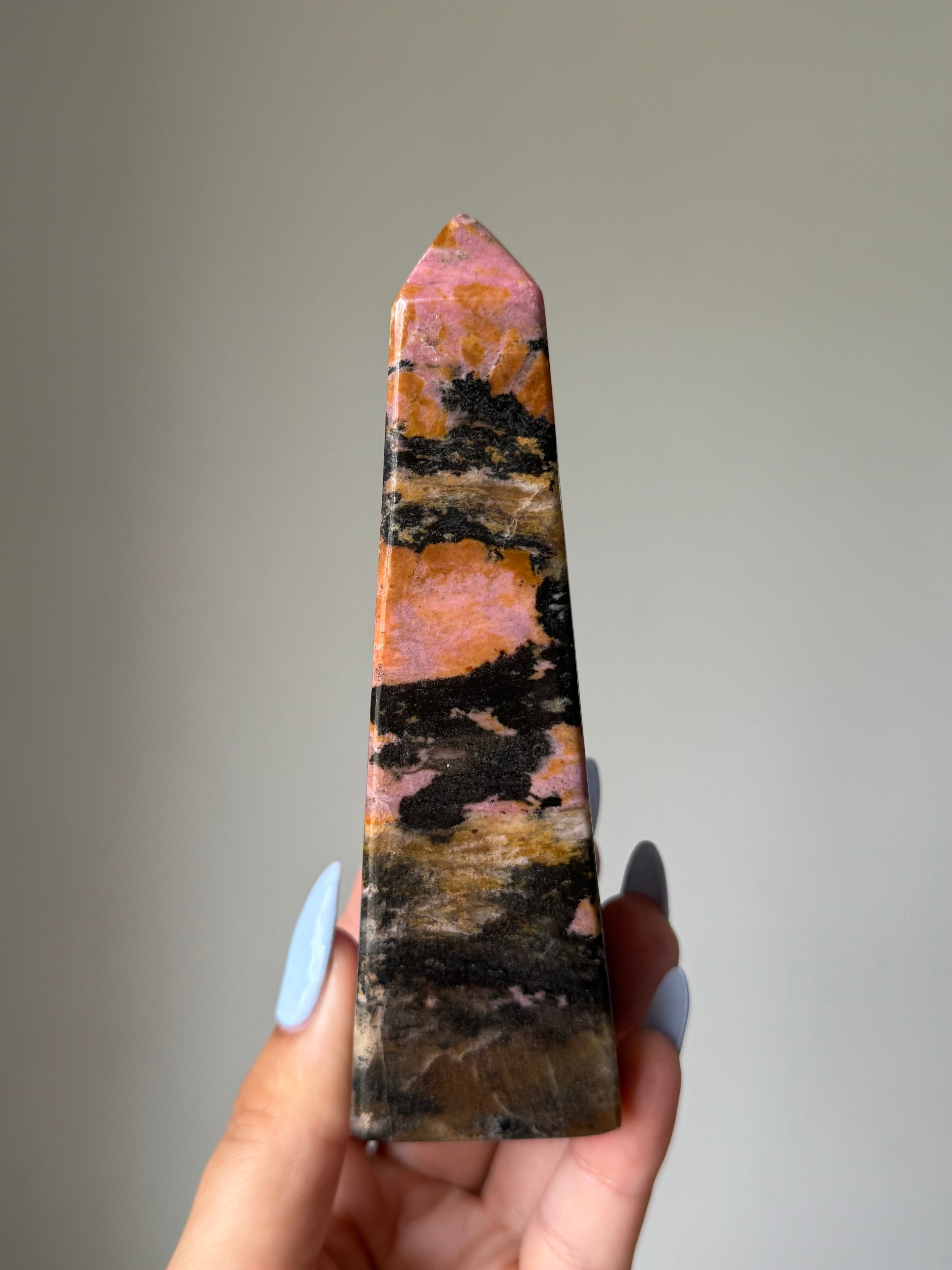 Rhodonite Tower | Crystal Cartel #130