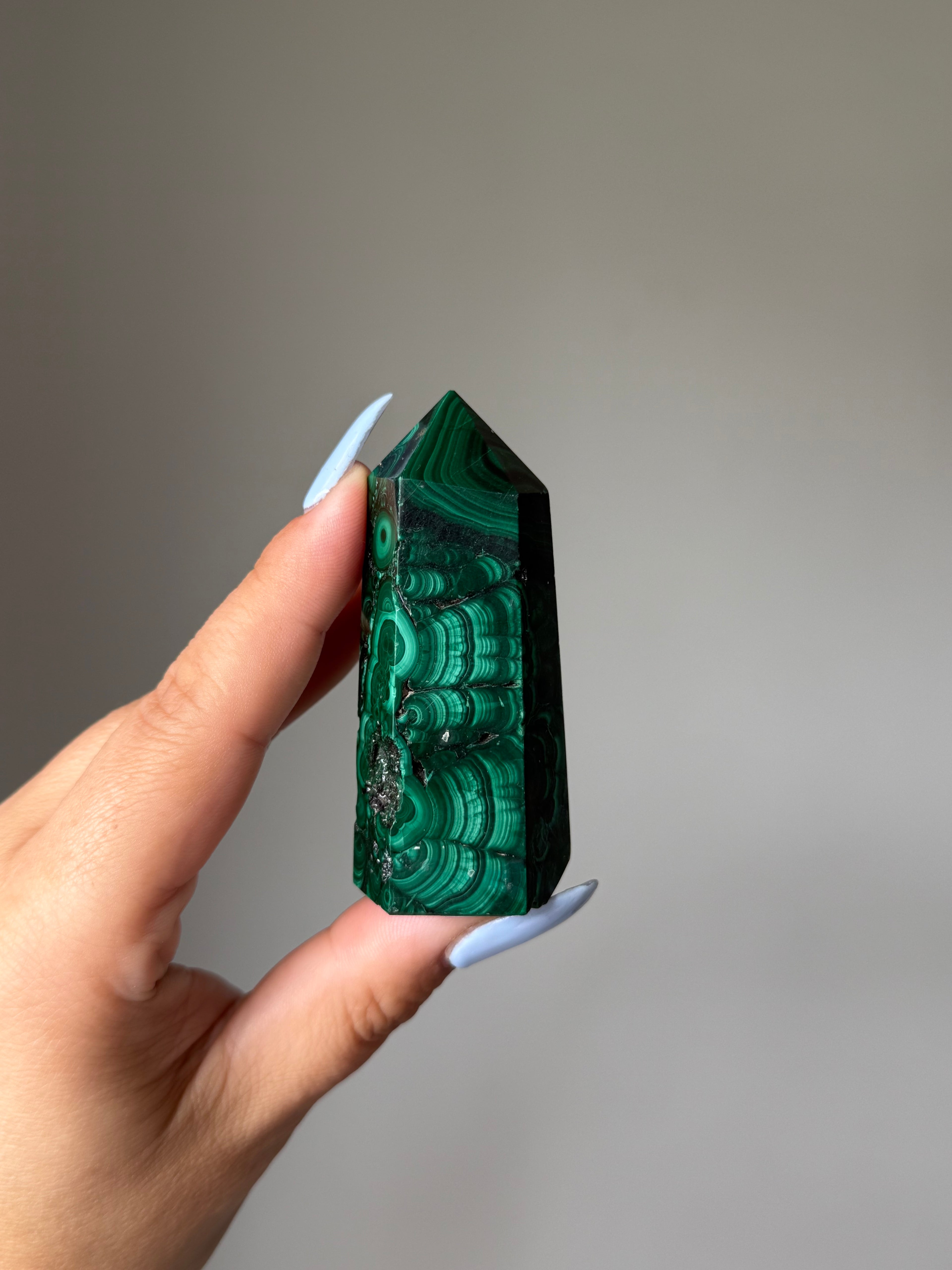 Malachite Tower | Small | Crystal Cartel #176 7.2cm
