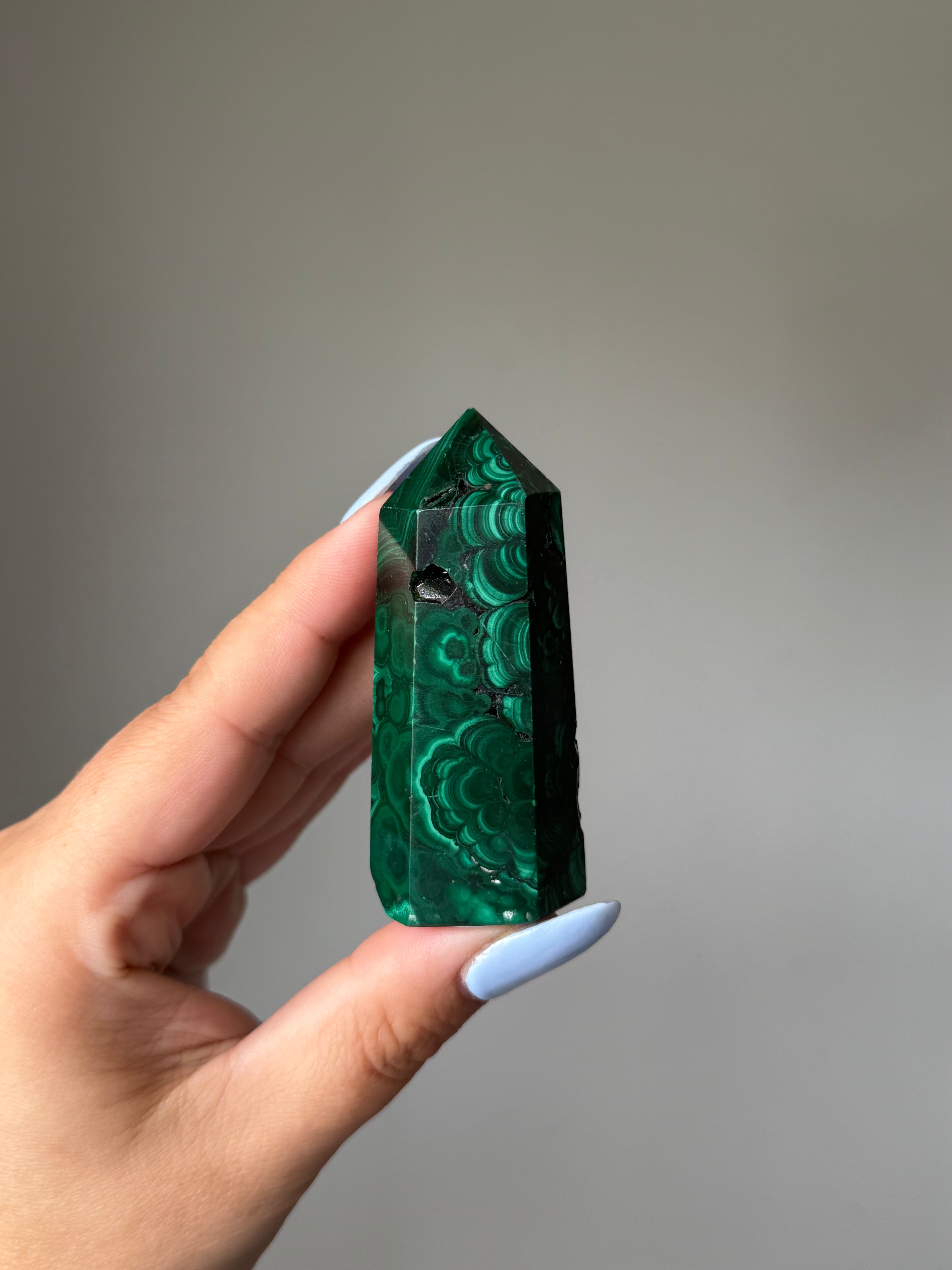 Malachite Tower | Small | Crystal Cartel #176 7.2cm