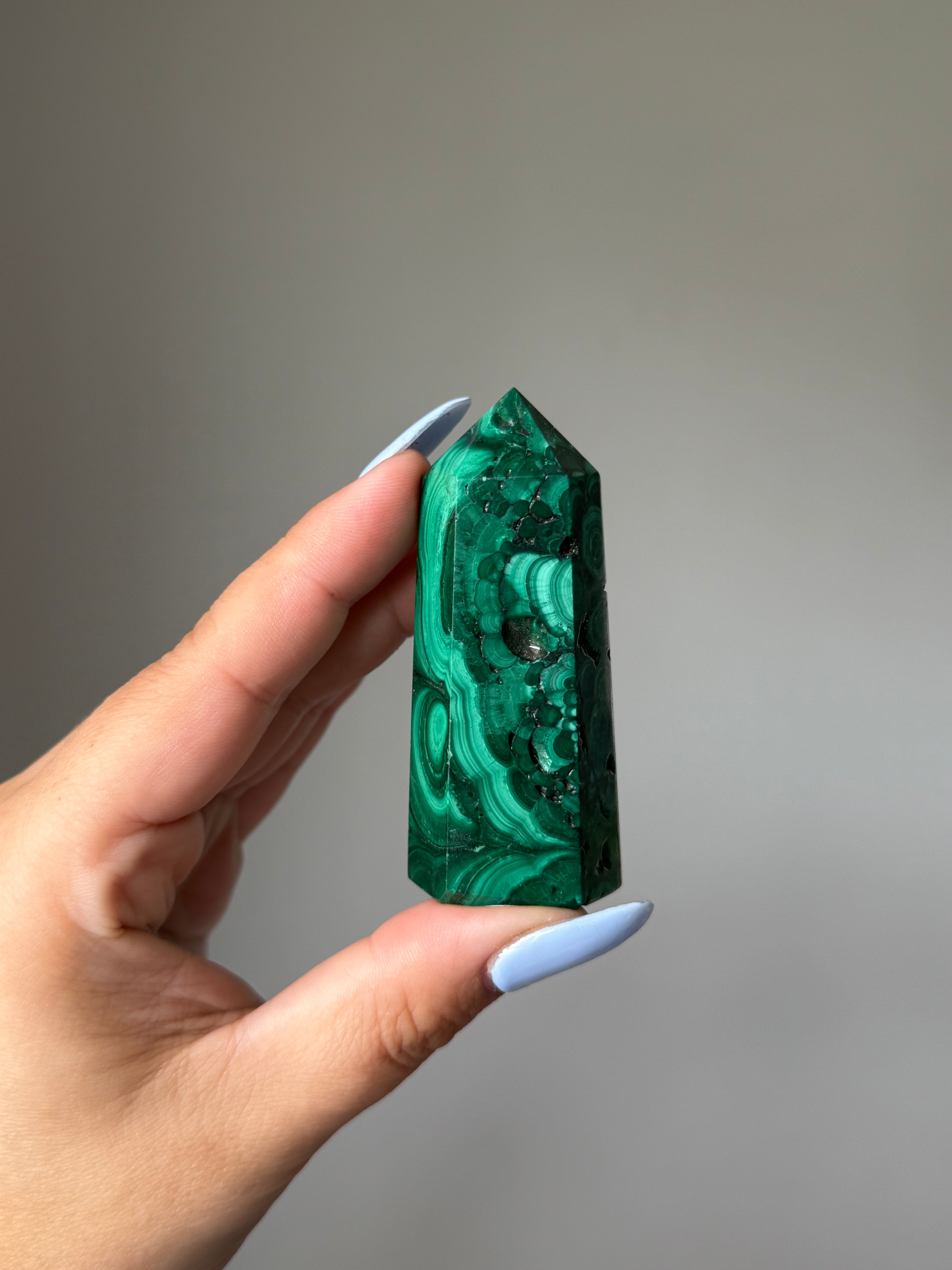 Malachite Tower | Small | Crystal Cartel #175 7.2cm