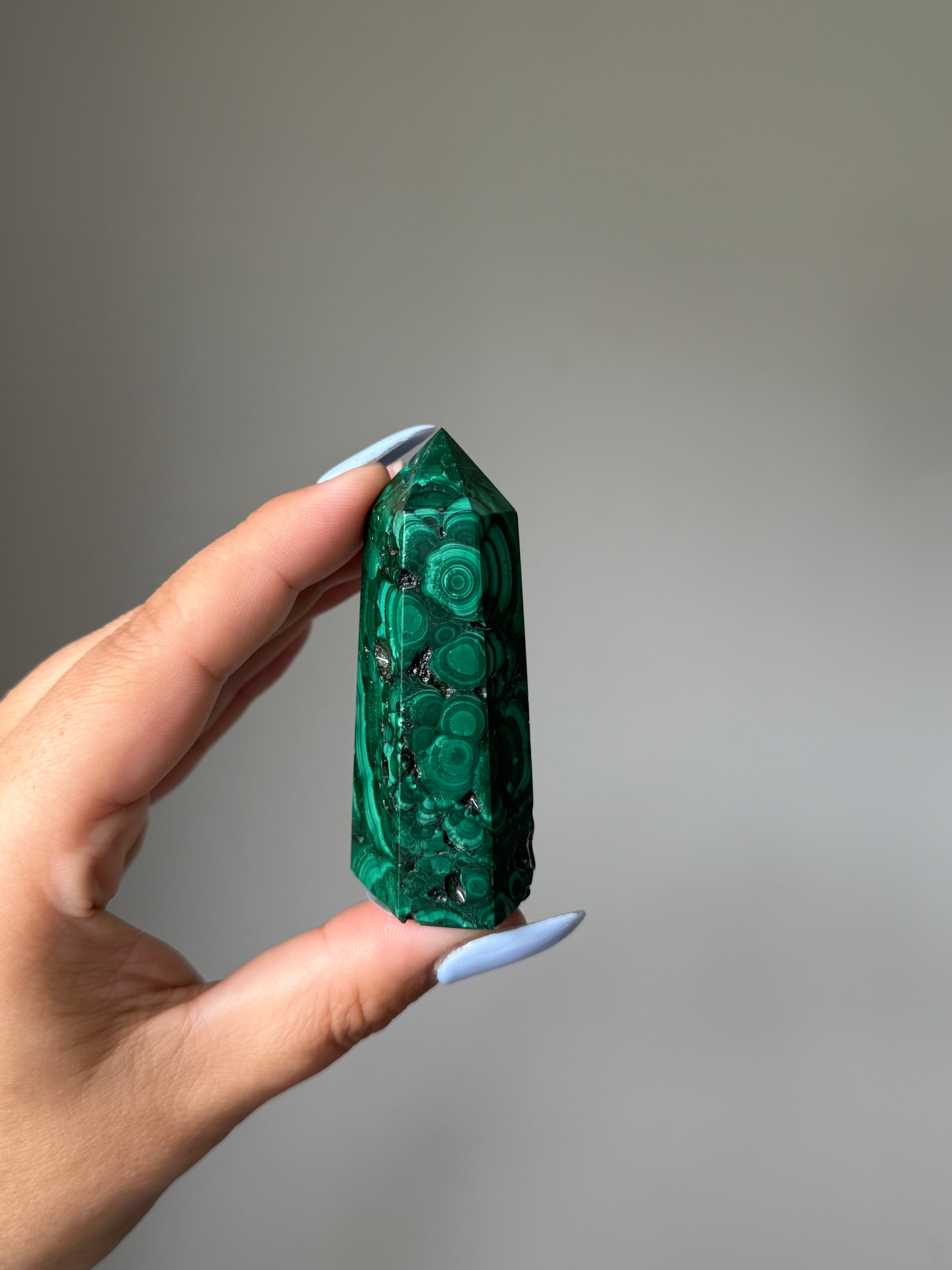 Malachite Tower | Small | Crystal Cartel #175 7.2cm
