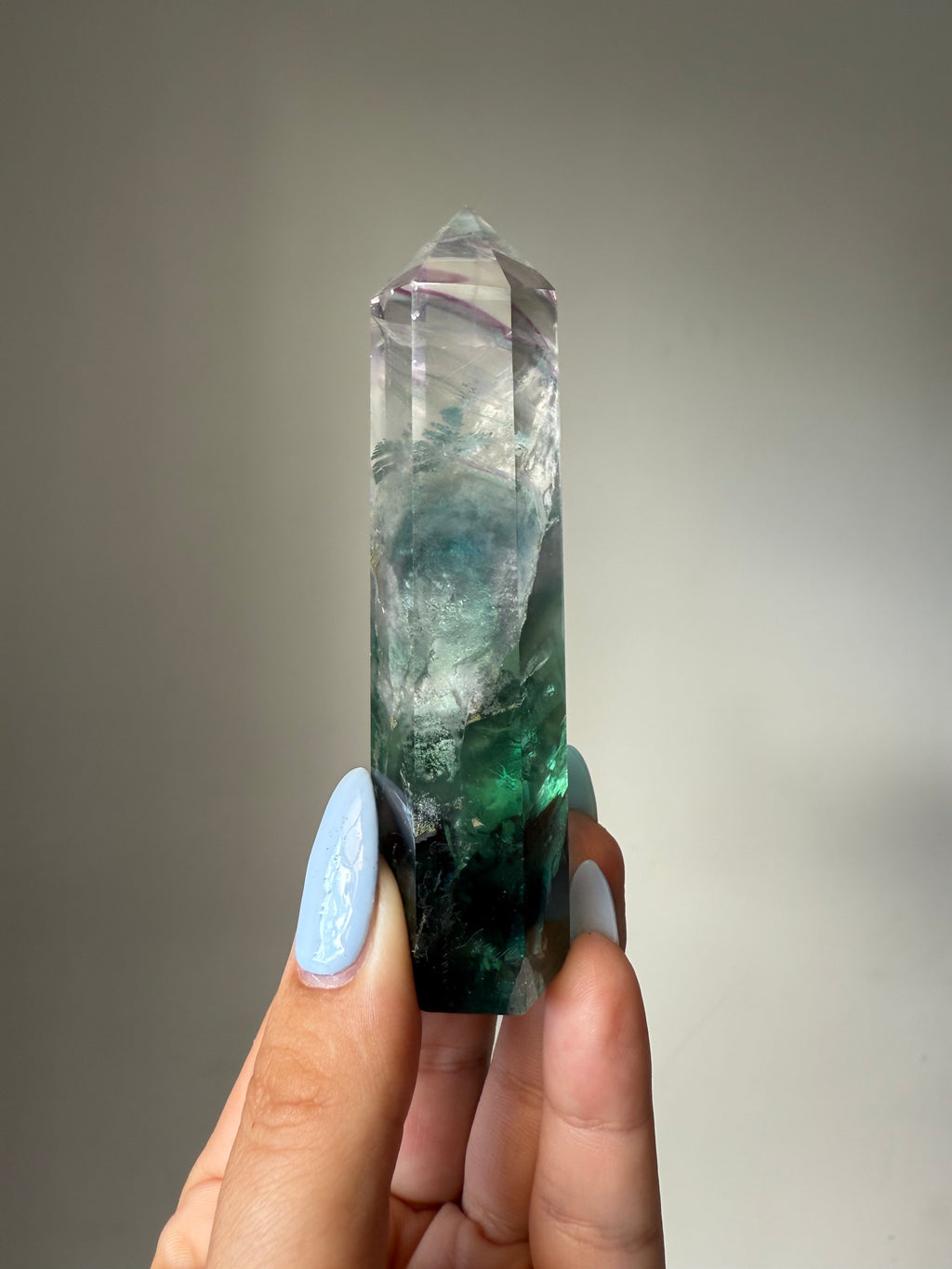 Fluorite Tower | Natural Clarity | Crystal Cartel #182 10cm