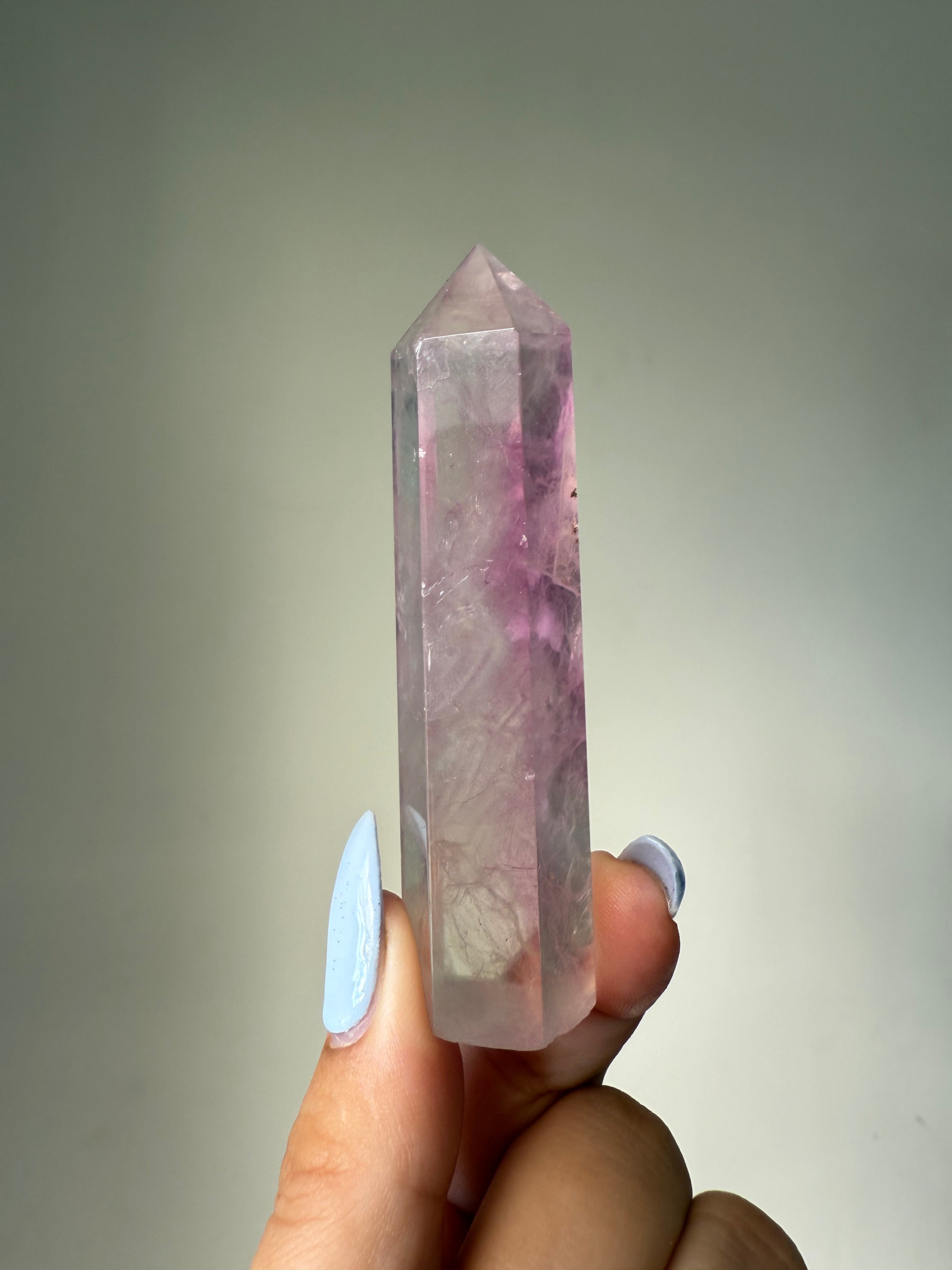Fluorite Tower | Natural Clarity | Crystal Cartel #183 9cm