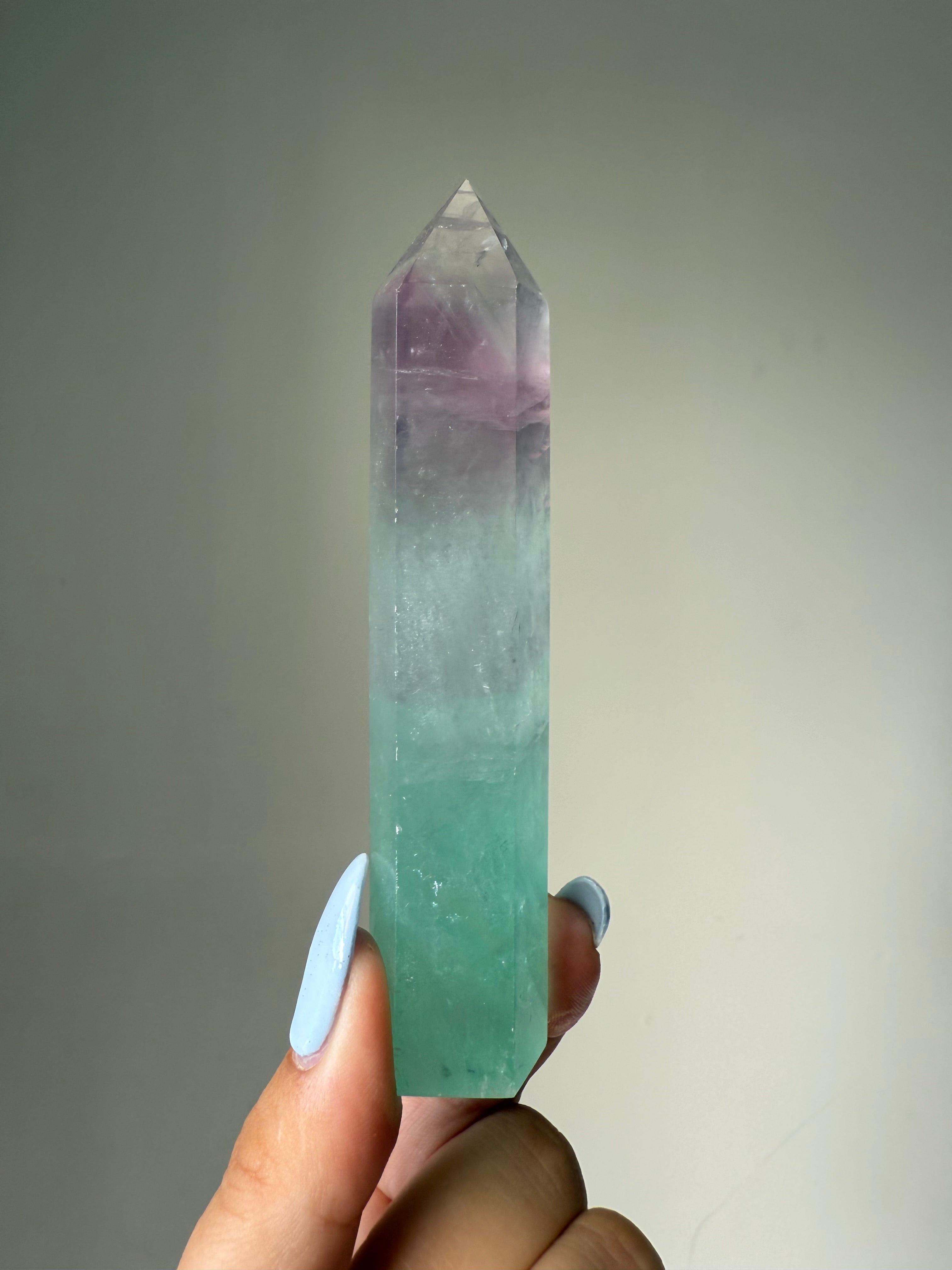 Fluorite Tower | Natural Clarity | Crystal Cartel #185 117cm