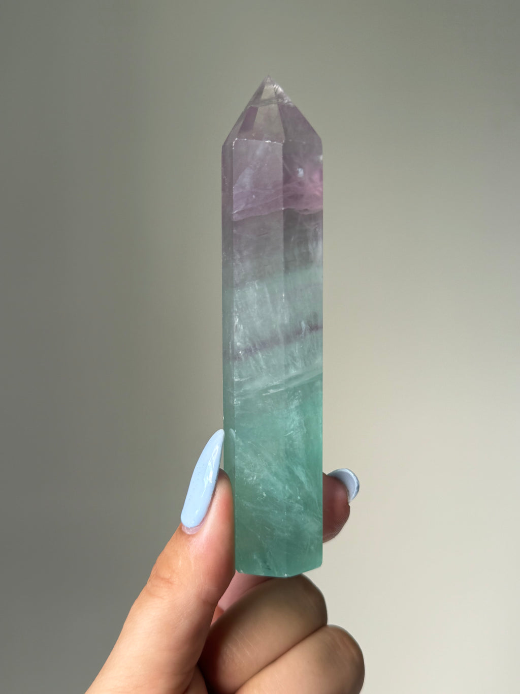 Fluorite Tower | Natural Clarity | Crystal Cartel #185 117cm