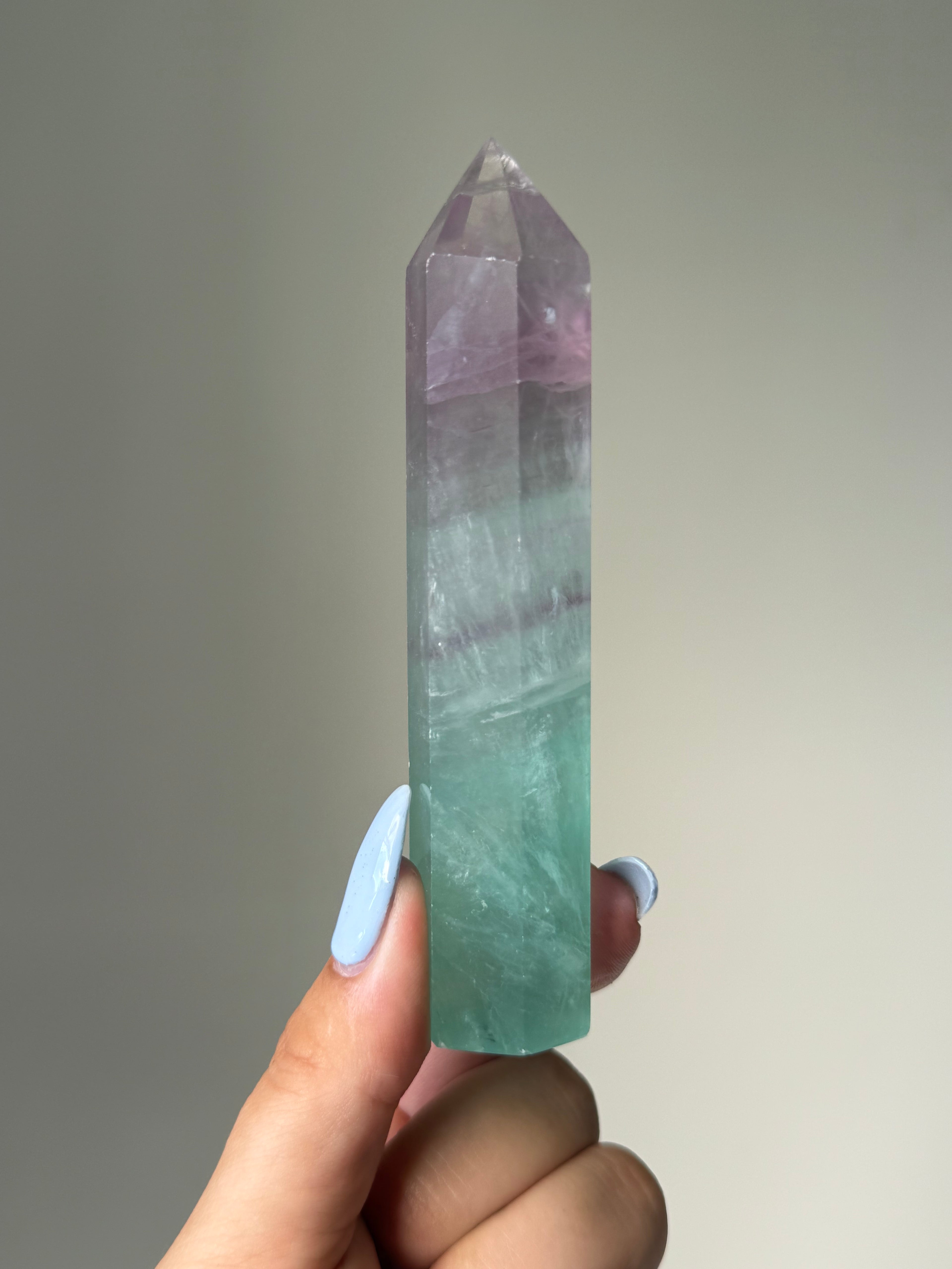 Fluorite Tower | Natural Clarity | Crystal Cartel #185 117cm