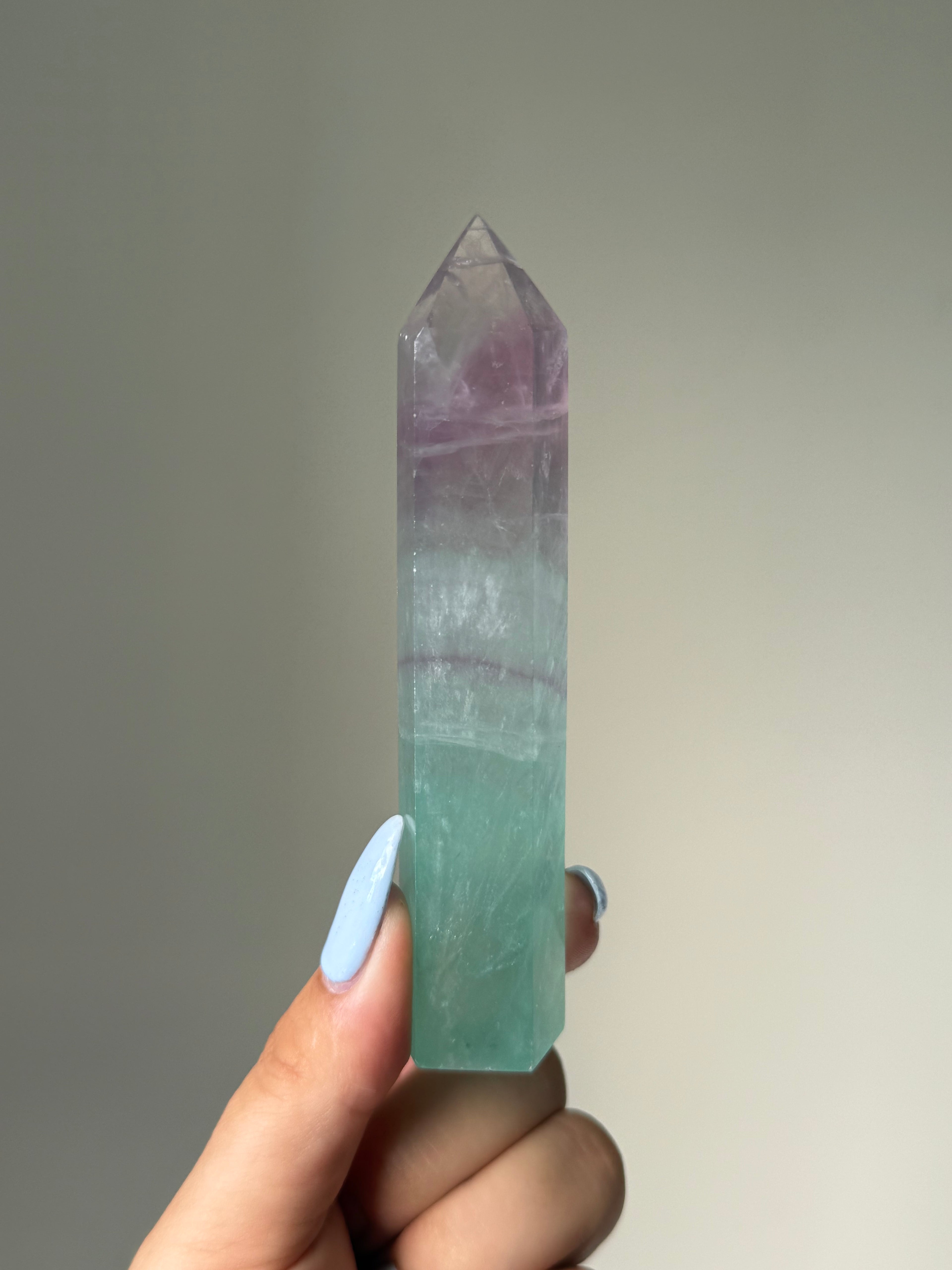 Fluorite Tower | Natural Clarity | Crystal Cartel #185 117cm