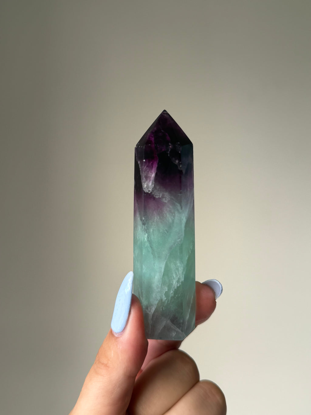 Fluorite Tower | Natural Clarity | Crystal Cartel #187 9cm