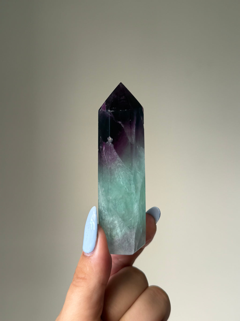Fluorite Tower | Natural Clarity | Crystal Cartel #187 9cm