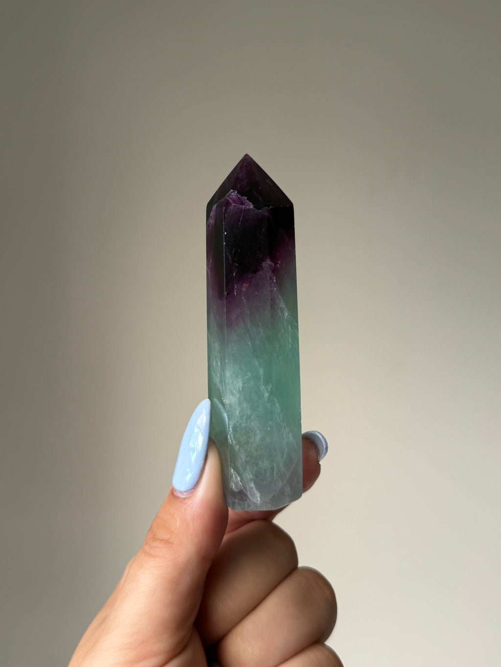 Fluorite Tower | Natural Clarity | Crystal Cartel #187 9cm