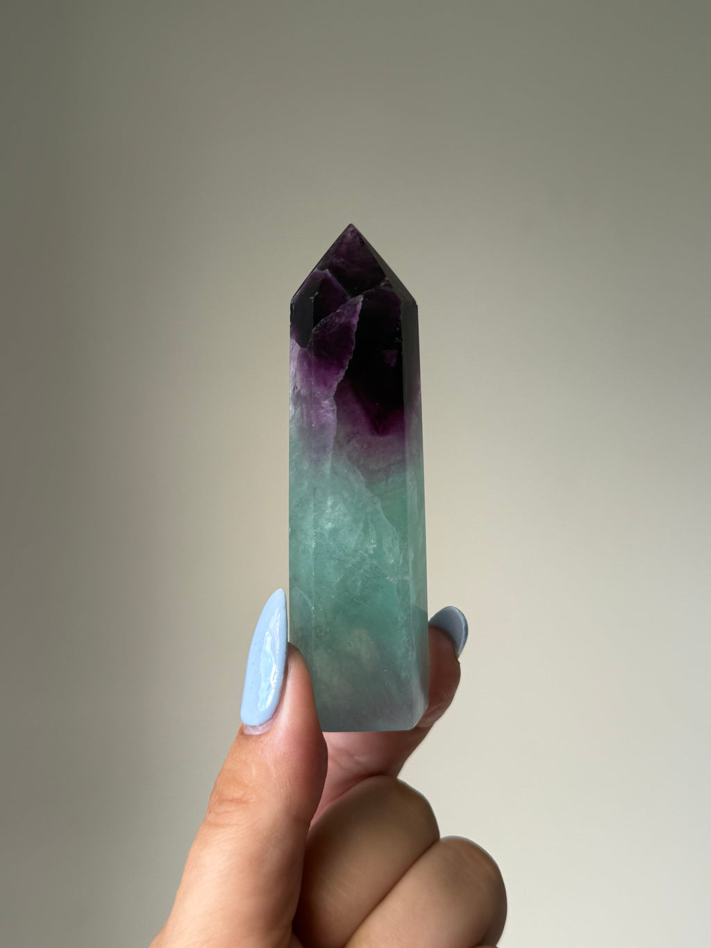 Fluorite Tower | Natural Clarity | Crystal Cartel #187 9cm