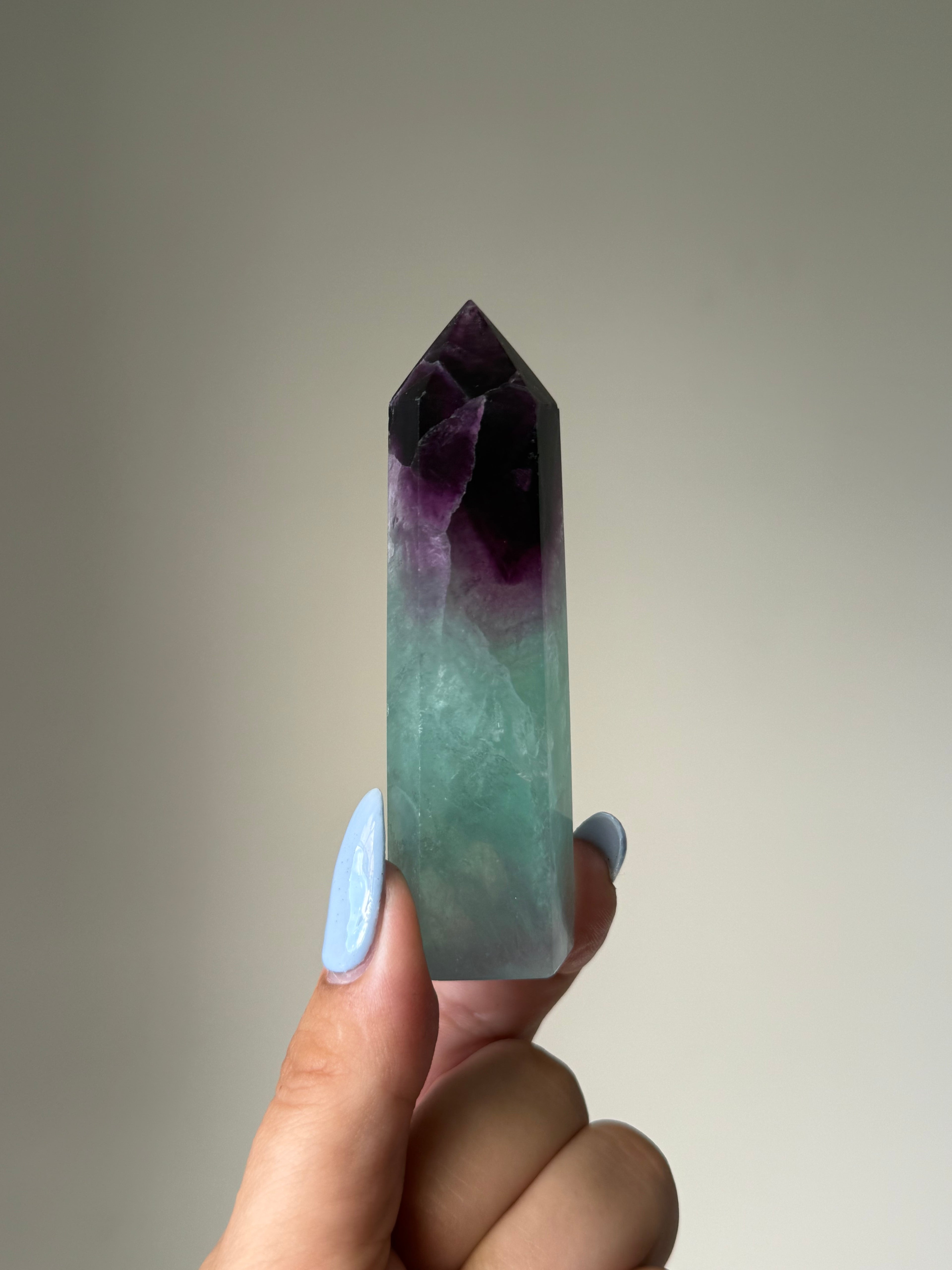 Fluorite Tower | Natural Clarity | Crystal Cartel #187 9cm