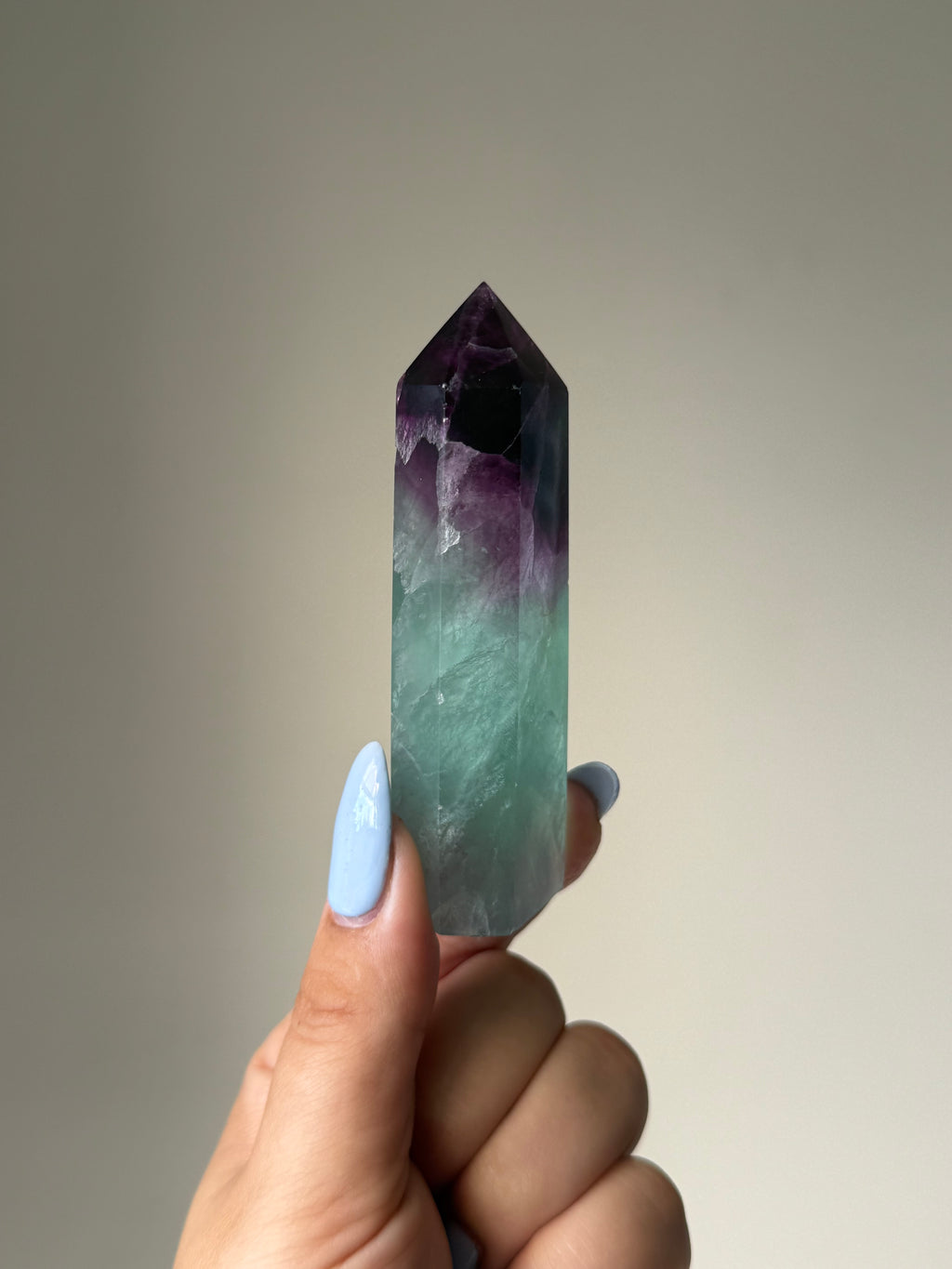 Fluorite Tower | Natural Clarity | Crystal Cartel #187 9cm