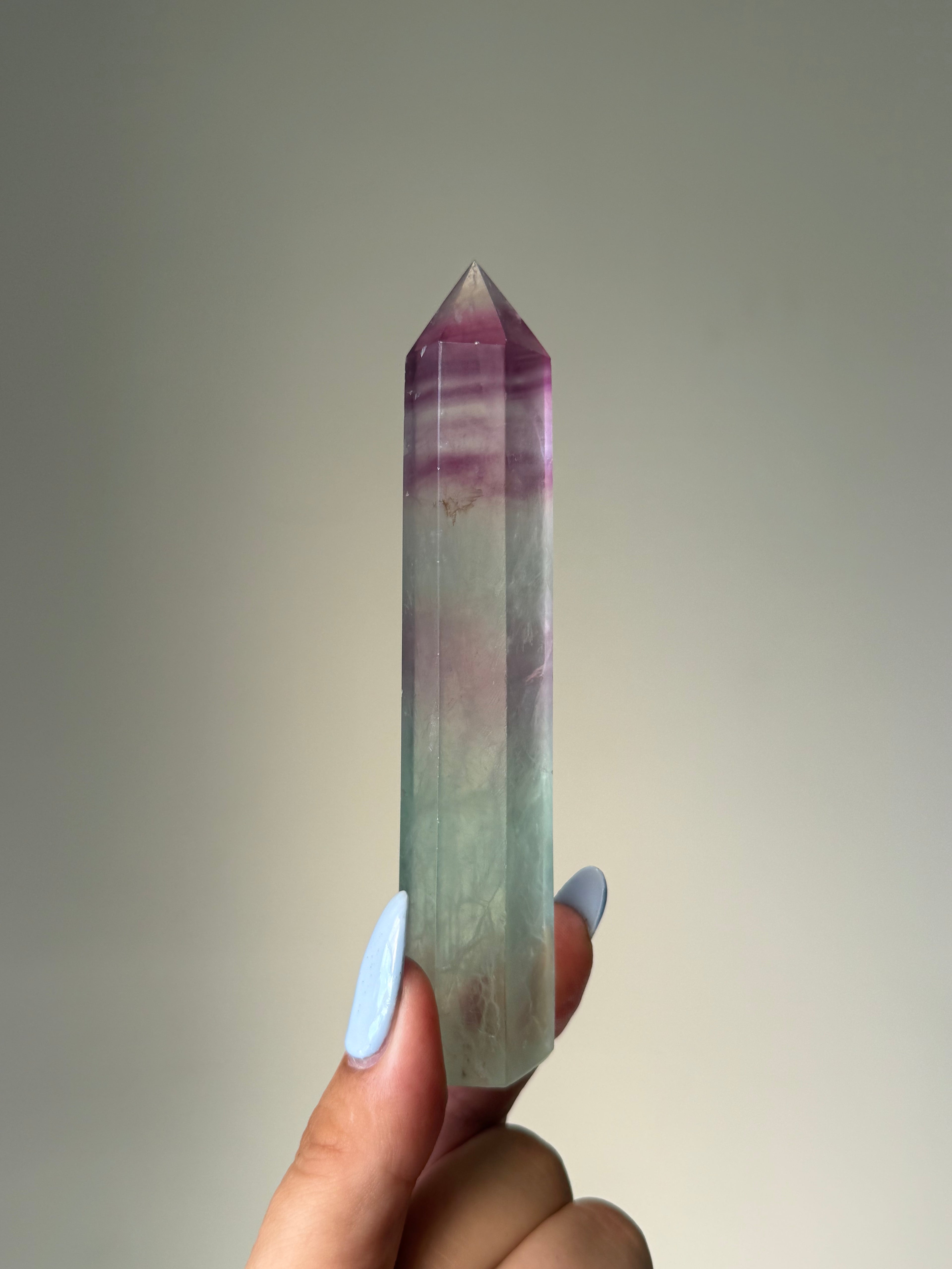 Fluorite Tower | Natural Clarity | Crystal Cartel #186 12.5cm
