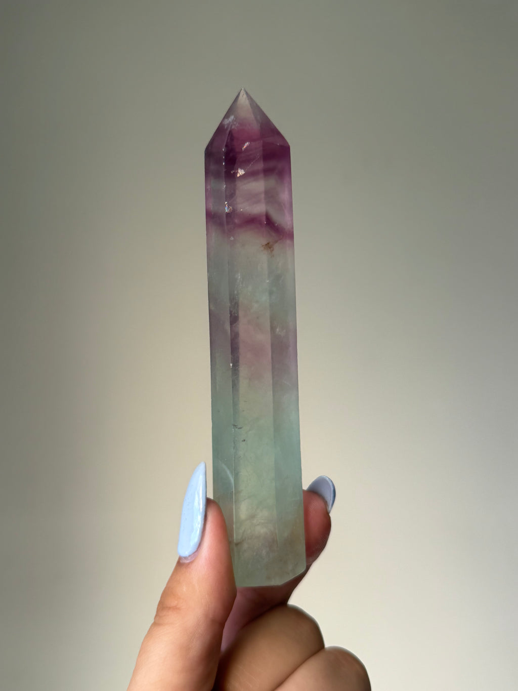 Fluorite Tower | Natural Clarity | Crystal Cartel #186 12.5cm