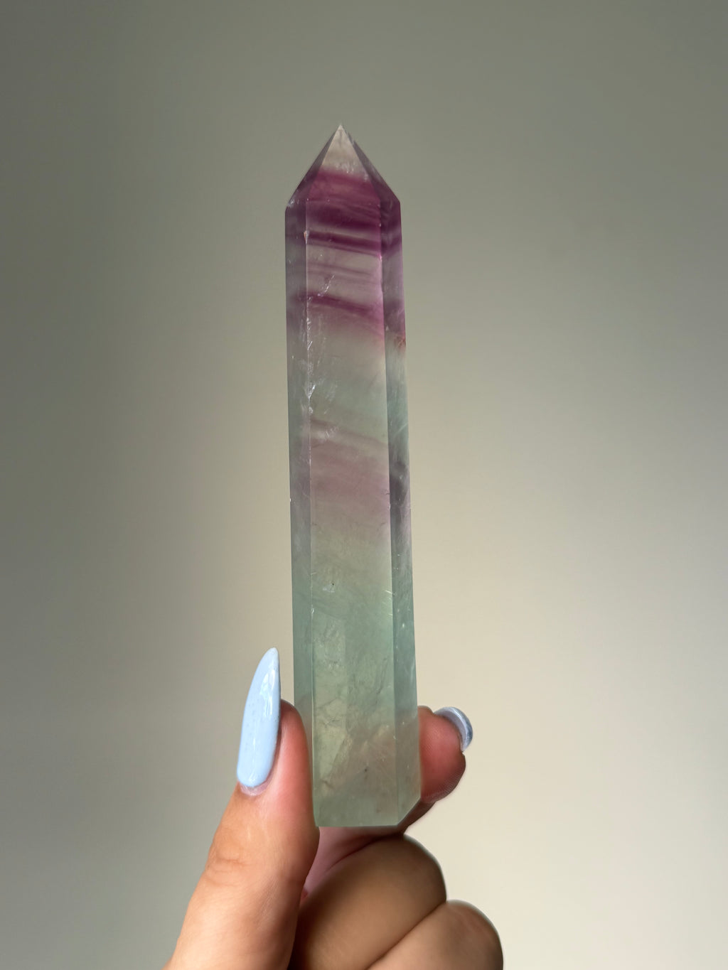 Fluorite Tower | Natural Clarity | Crystal Cartel #186 12.5cm