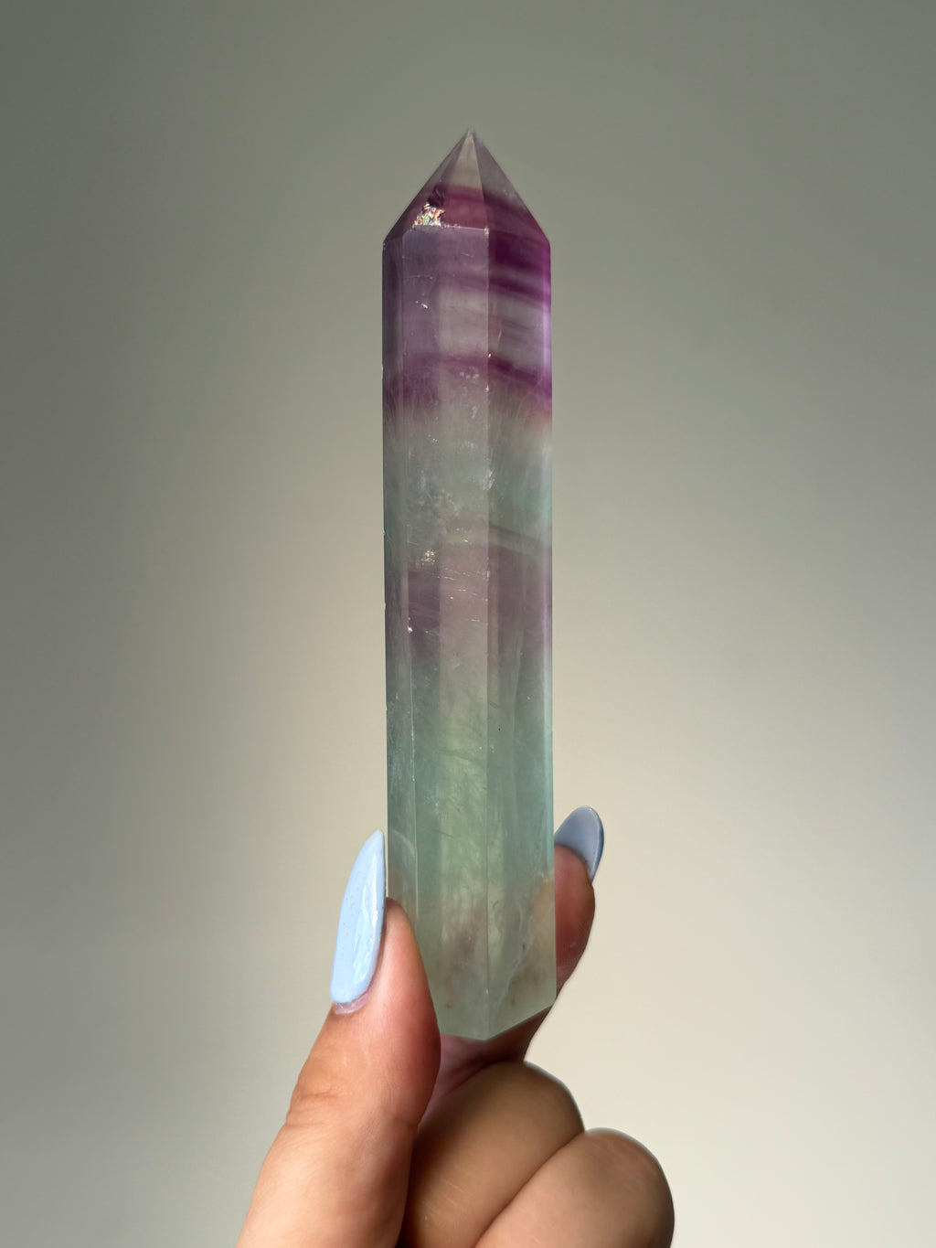 Fluorite Tower | Natural Clarity | Crystal Cartel #186 12.5cm