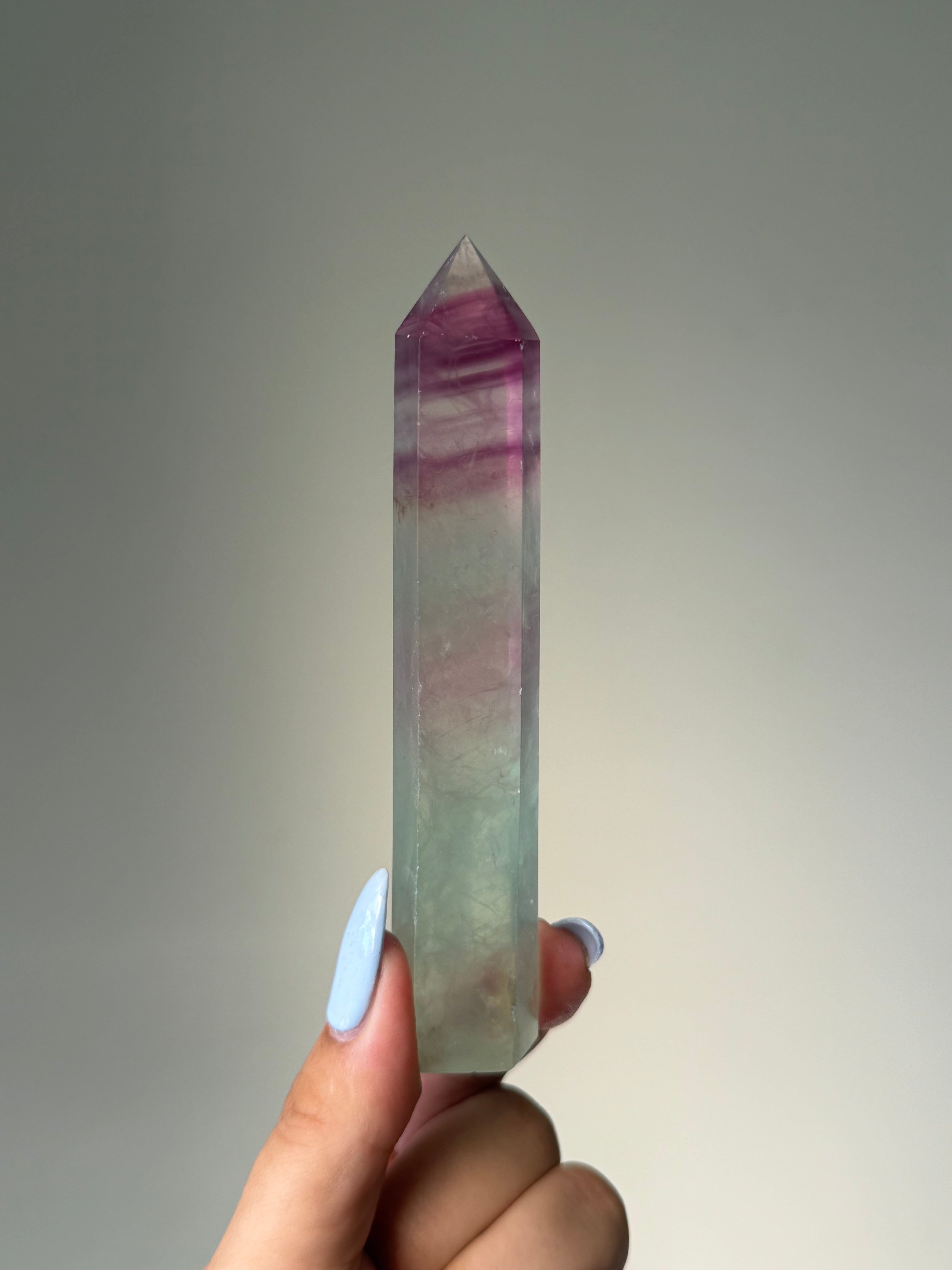 Fluorite Tower | Natural Clarity | Crystal Cartel #186 12.5cm