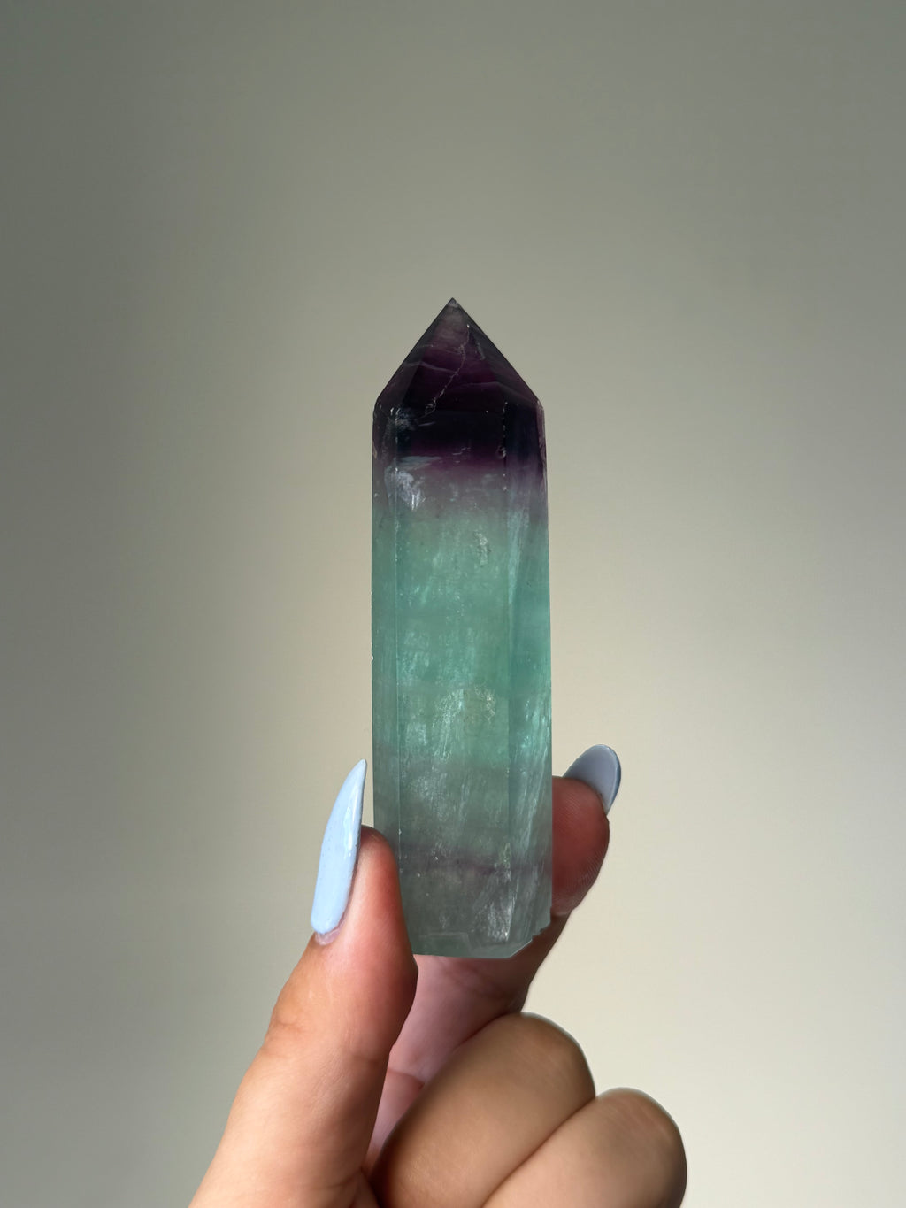 Fluorite Tower | Natural Clarity | Crystal Cartel #188 9.5cm