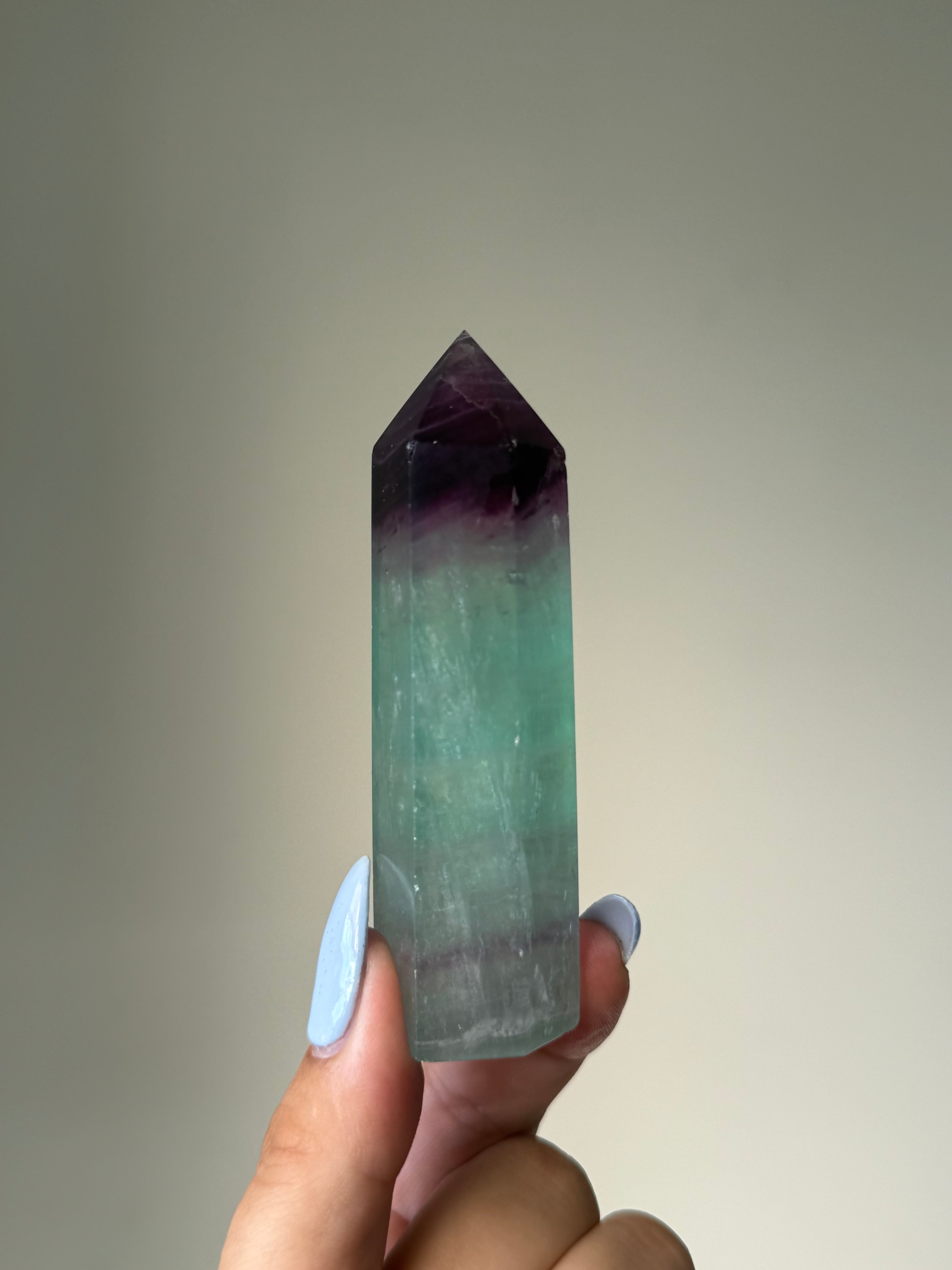 Fluorite Tower | Natural Clarity | Crystal Cartel #188 9.5cm