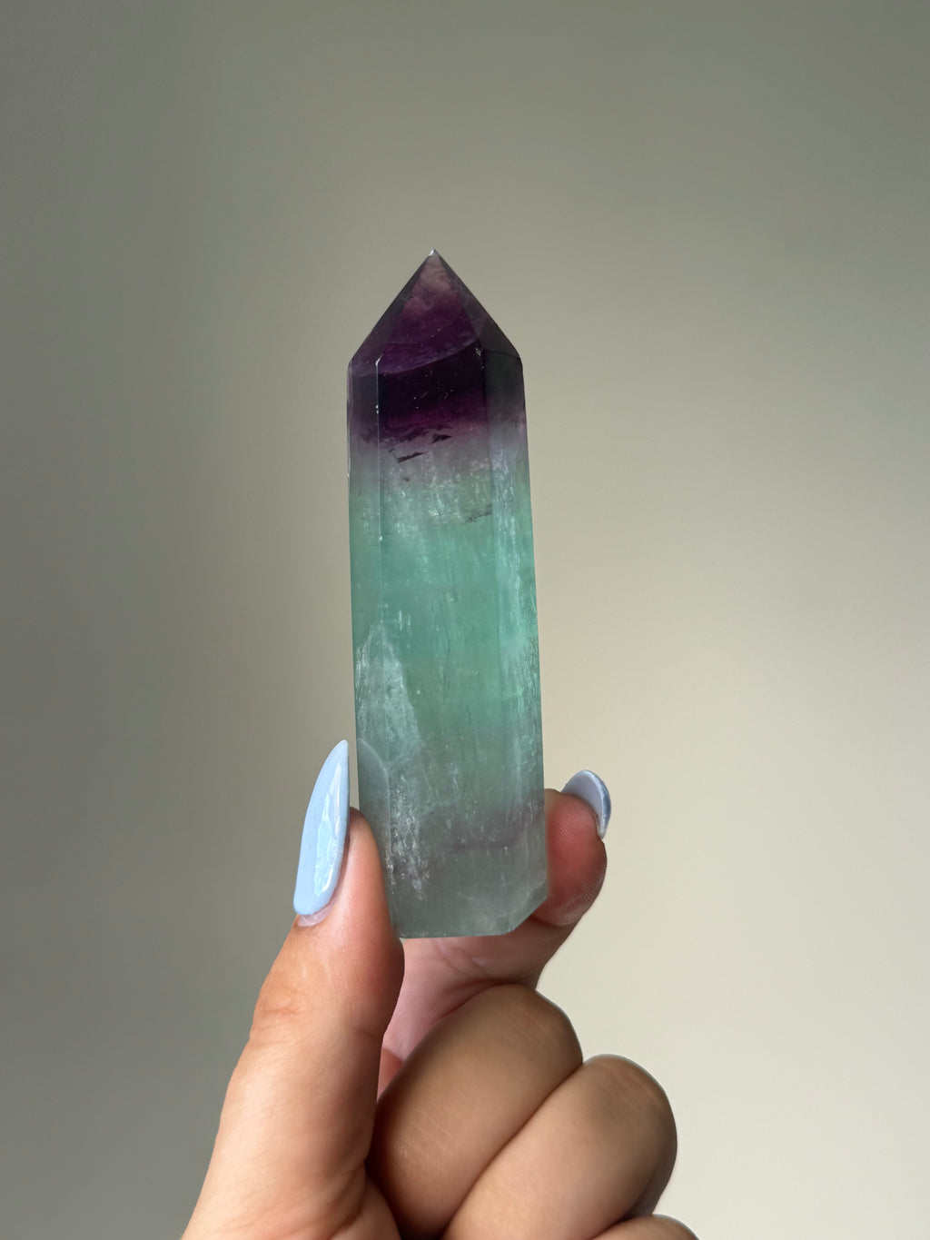 Fluorite Tower | Natural Clarity | Crystal Cartel #188 9.5cm