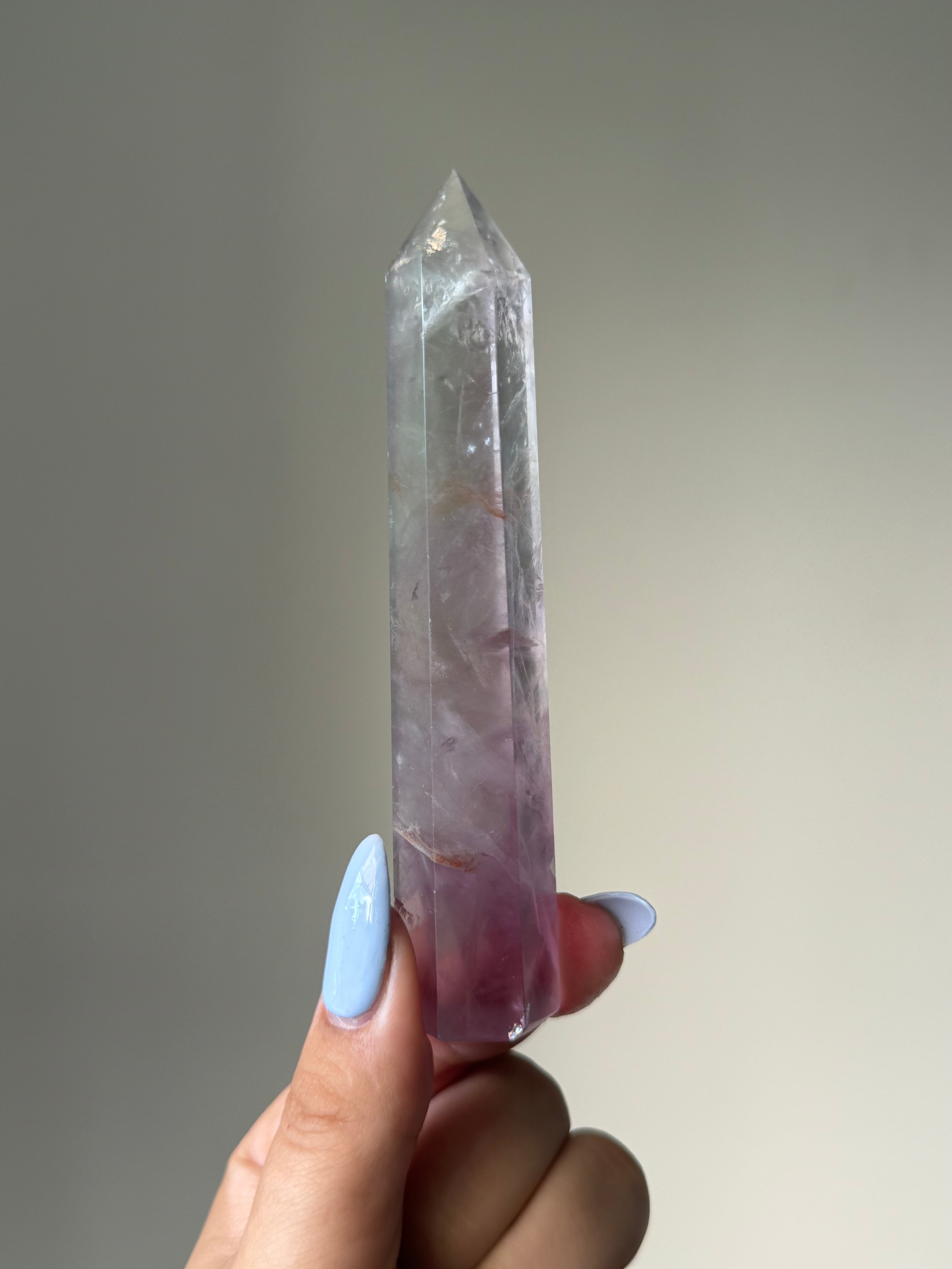 Fluorite Tower | Natural Clarity | Crystal Cartel #189 11.6cm