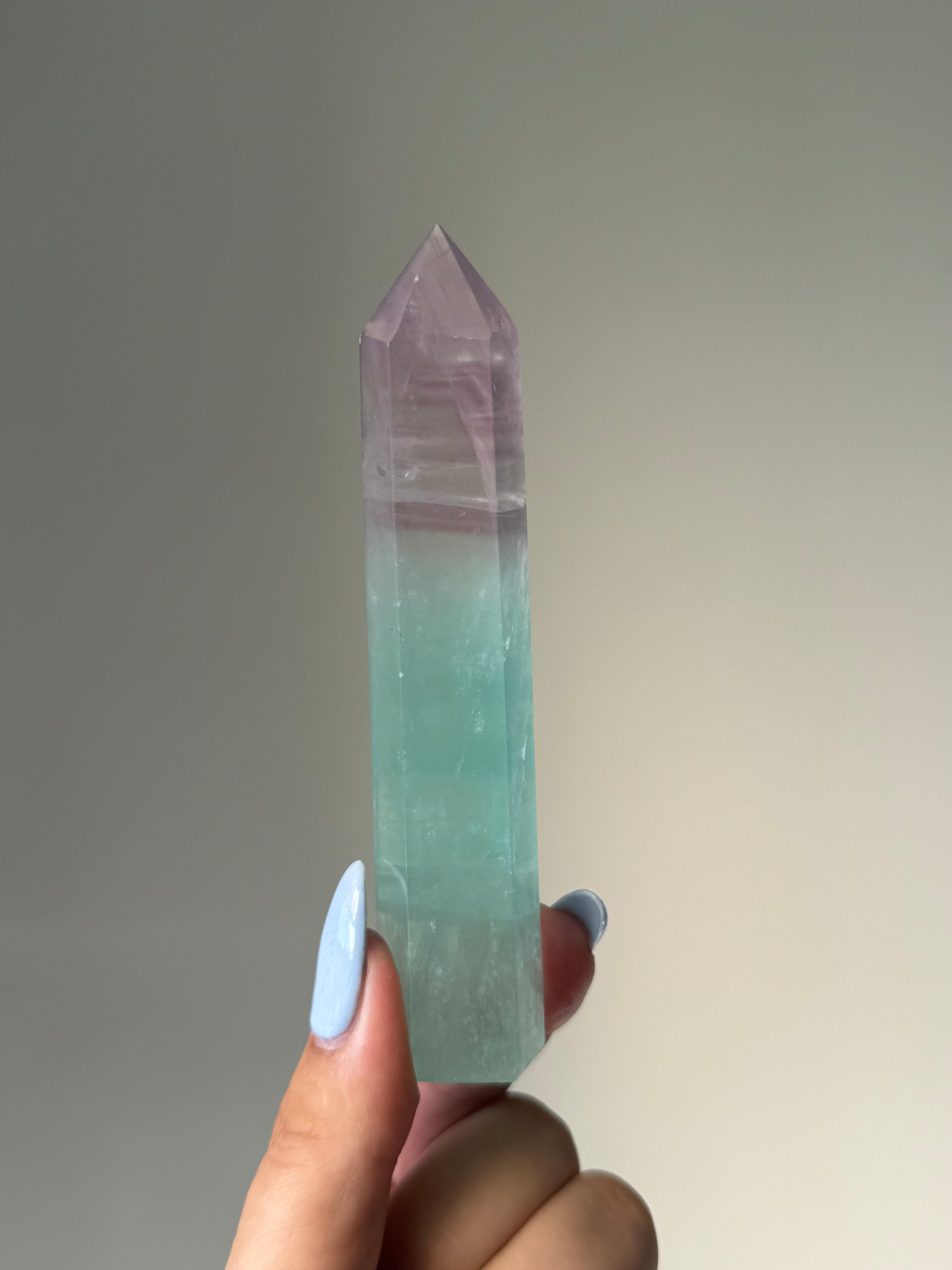 Fluorite Tower | Natural Clarity | Crystal Cartel #191 12cm