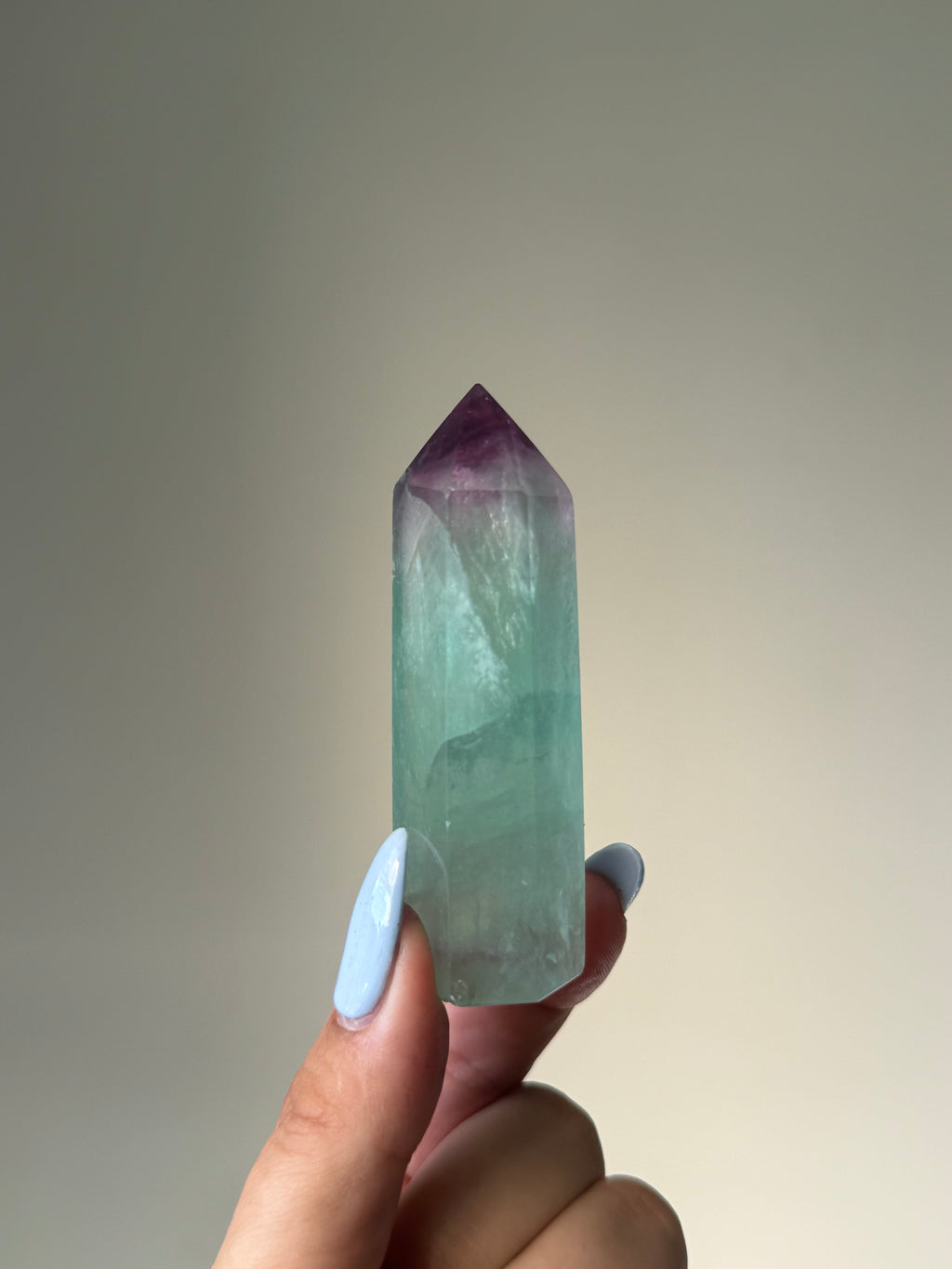 Fluorite Tower | Natural Clarity | Crystal Cartel #192 8cm
