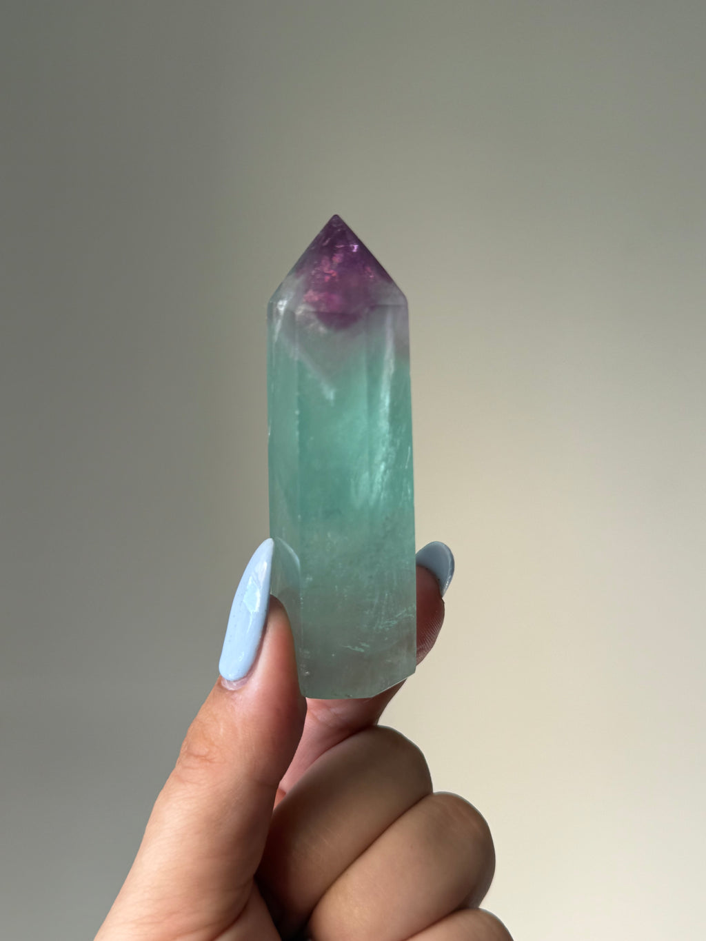 Fluorite Tower | Natural Clarity | Crystal Cartel #192 8cm