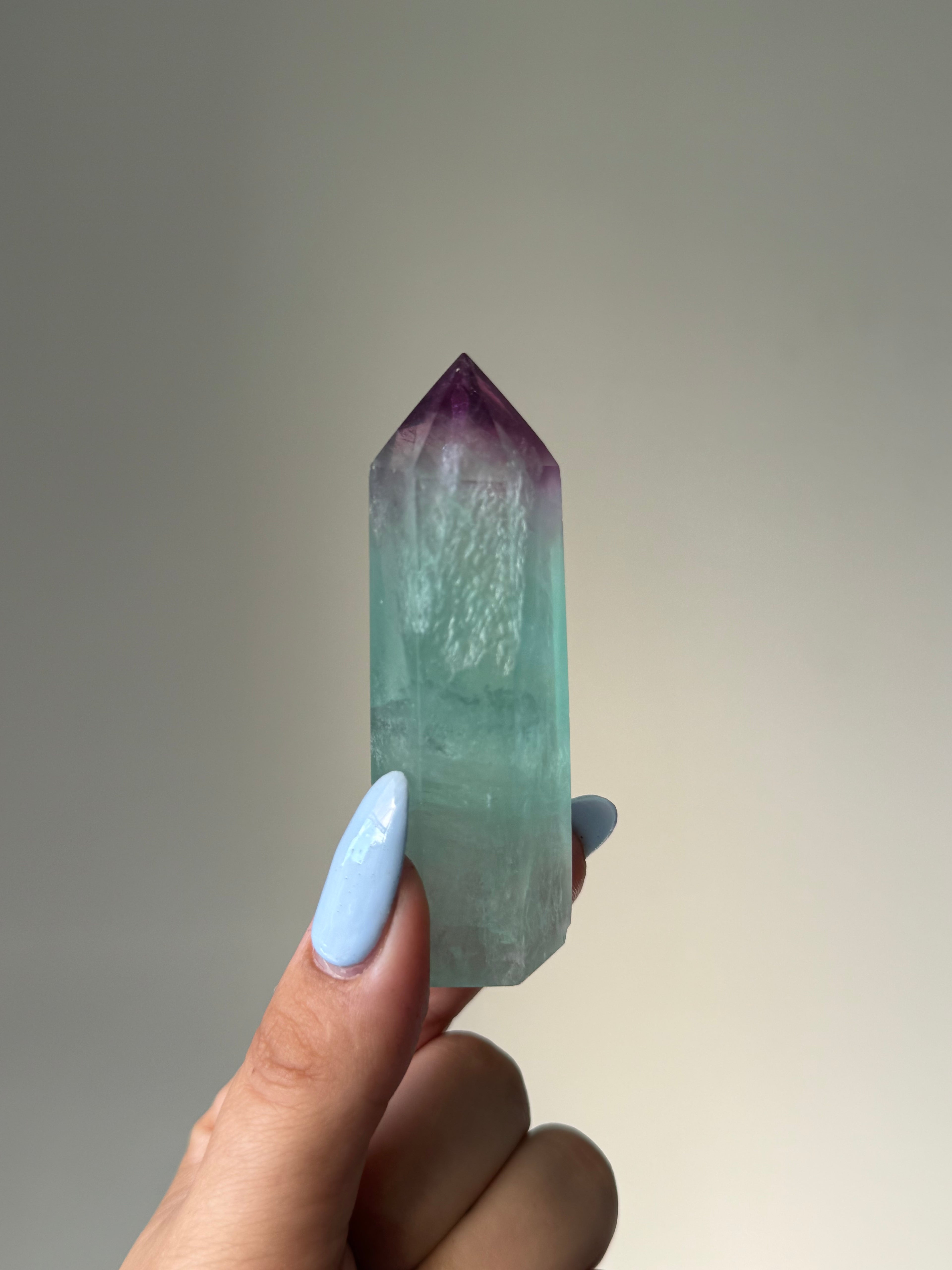 Fluorite Tower | Natural Clarity | Crystal Cartel #192 8cm
