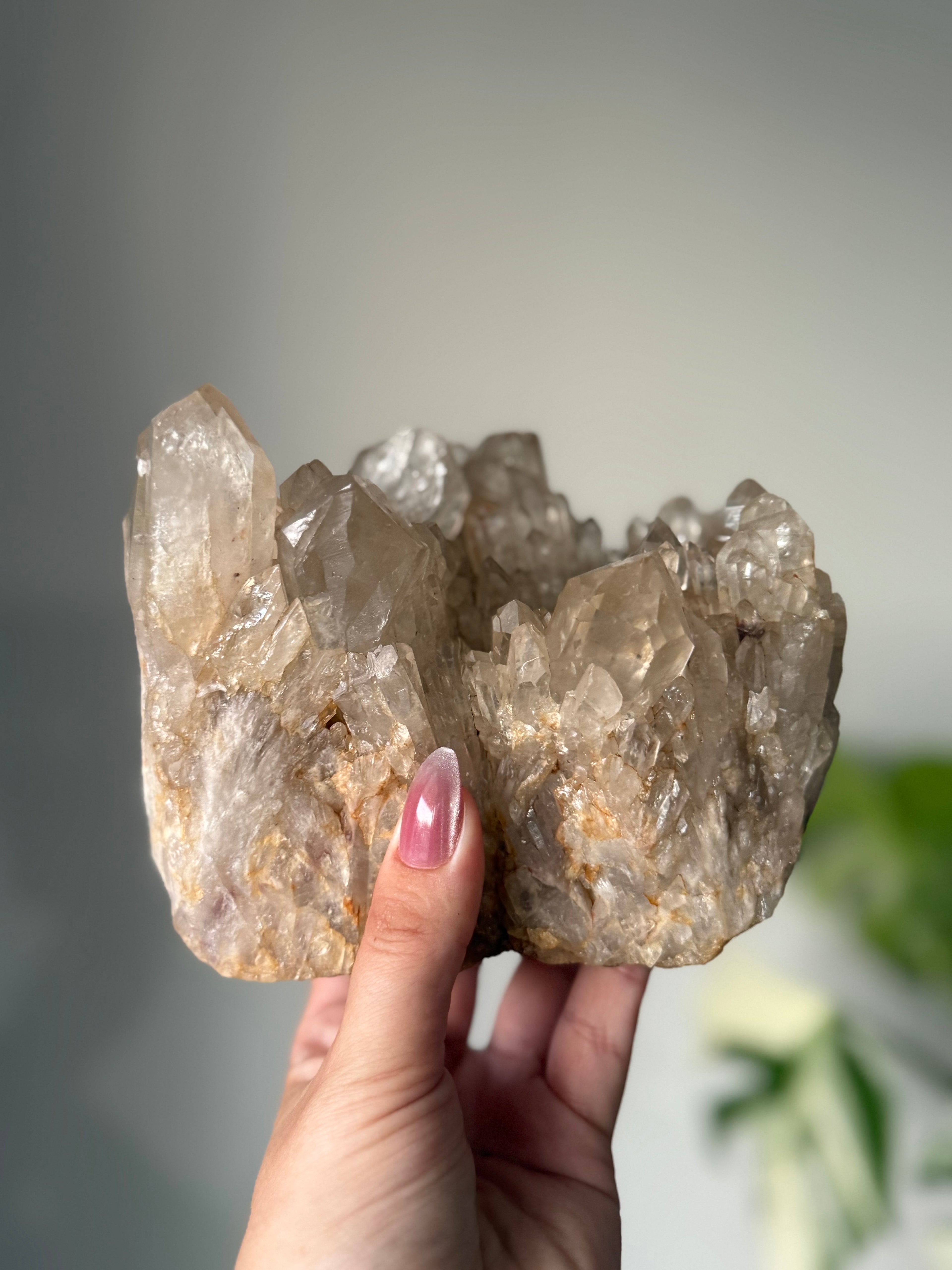 Natural Citrine Crystal Cluster – Authentic African Citrine (Untreated)