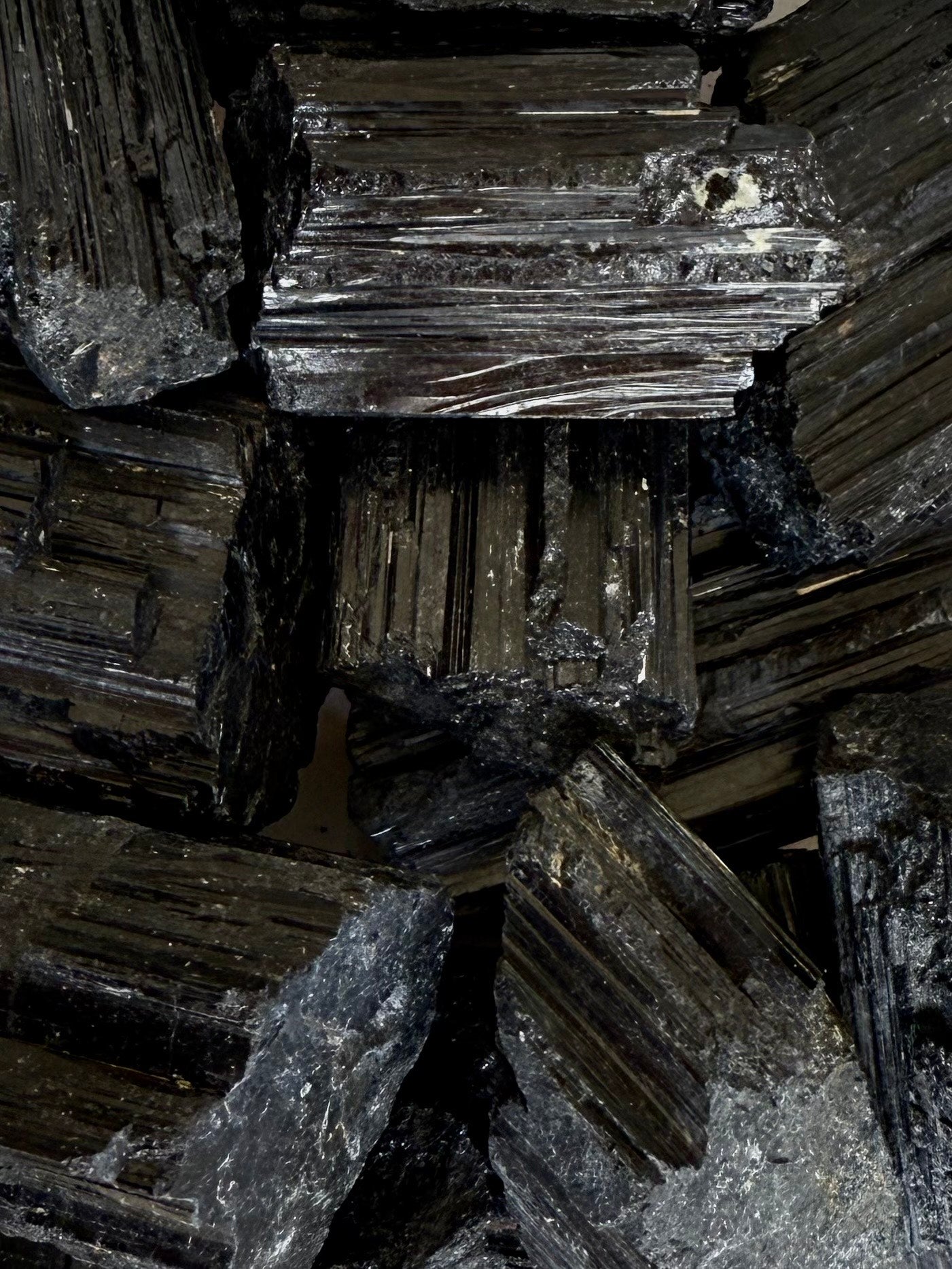 Natural Black Tourmaline Crystal for Protection, Grounding & Energy Shielding - Raw Chunk