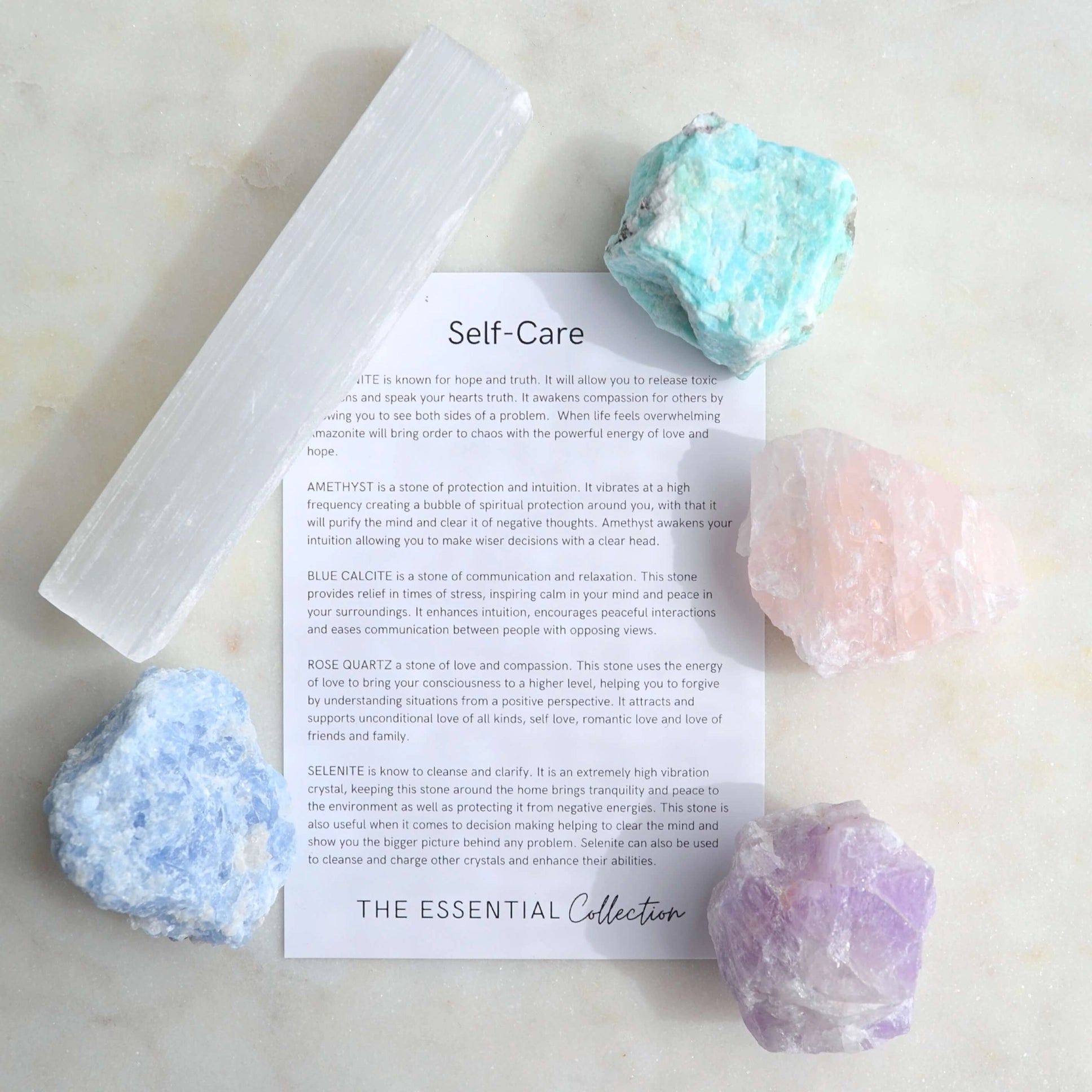 Self-Care Raw Crystal Kit