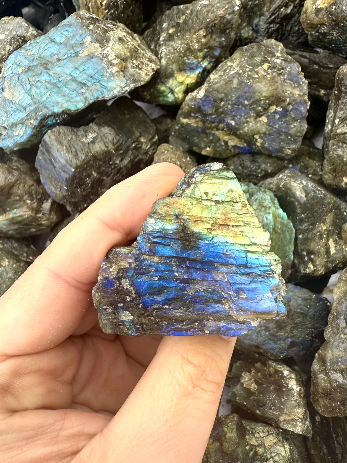 Labradorite Crystal – Stone of Magic for Intuition & Transformation - High Protection Stone - Raw Chunk
