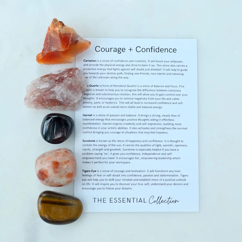 Courage + Confidence Crystal Kit