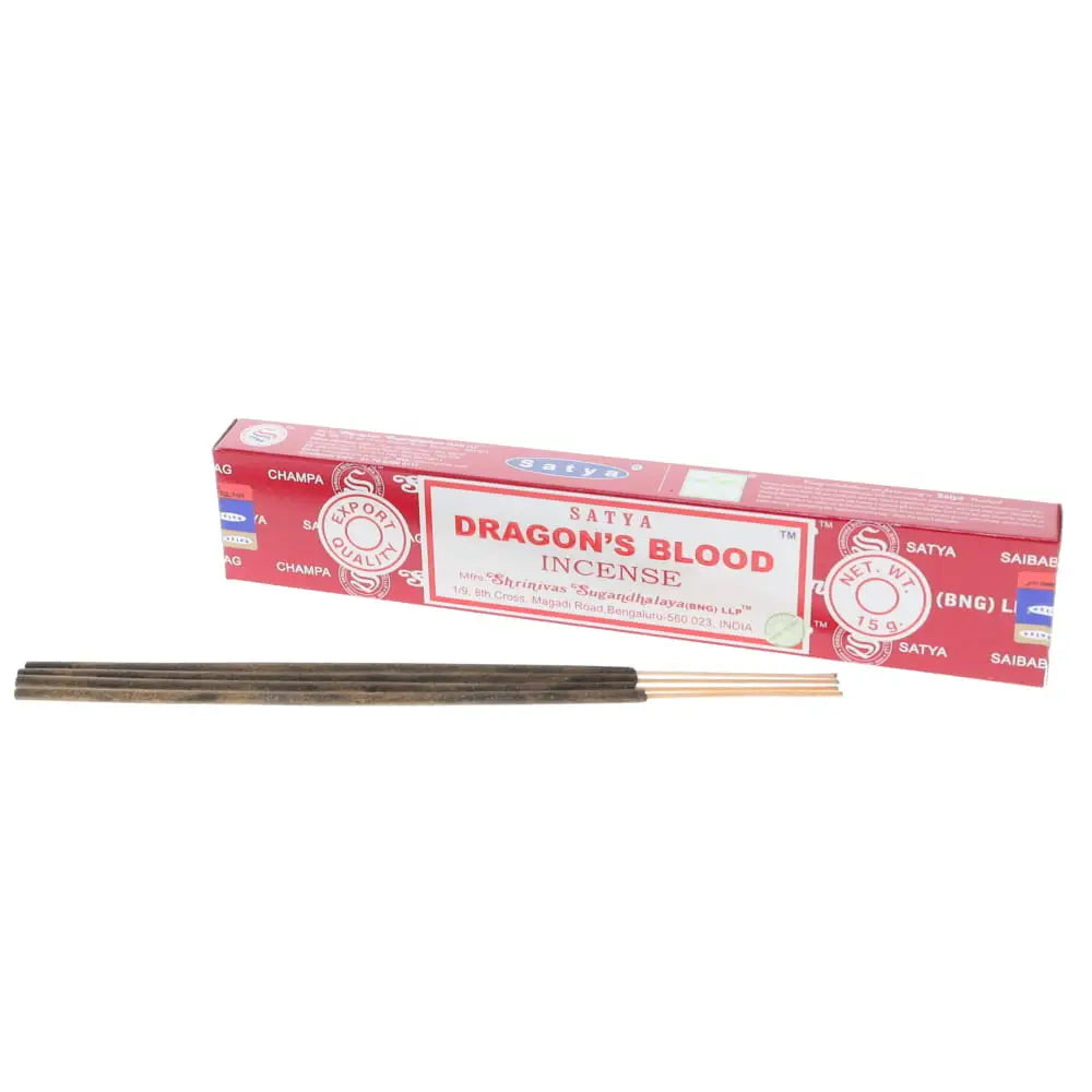 Dragon Blood Incense Sticks Satya - 1 Box 15gms