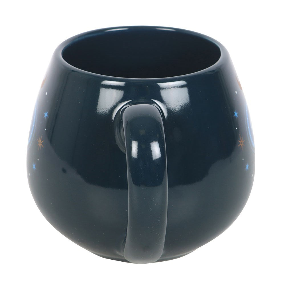 All Seeing Eye Rounded Mug Blue