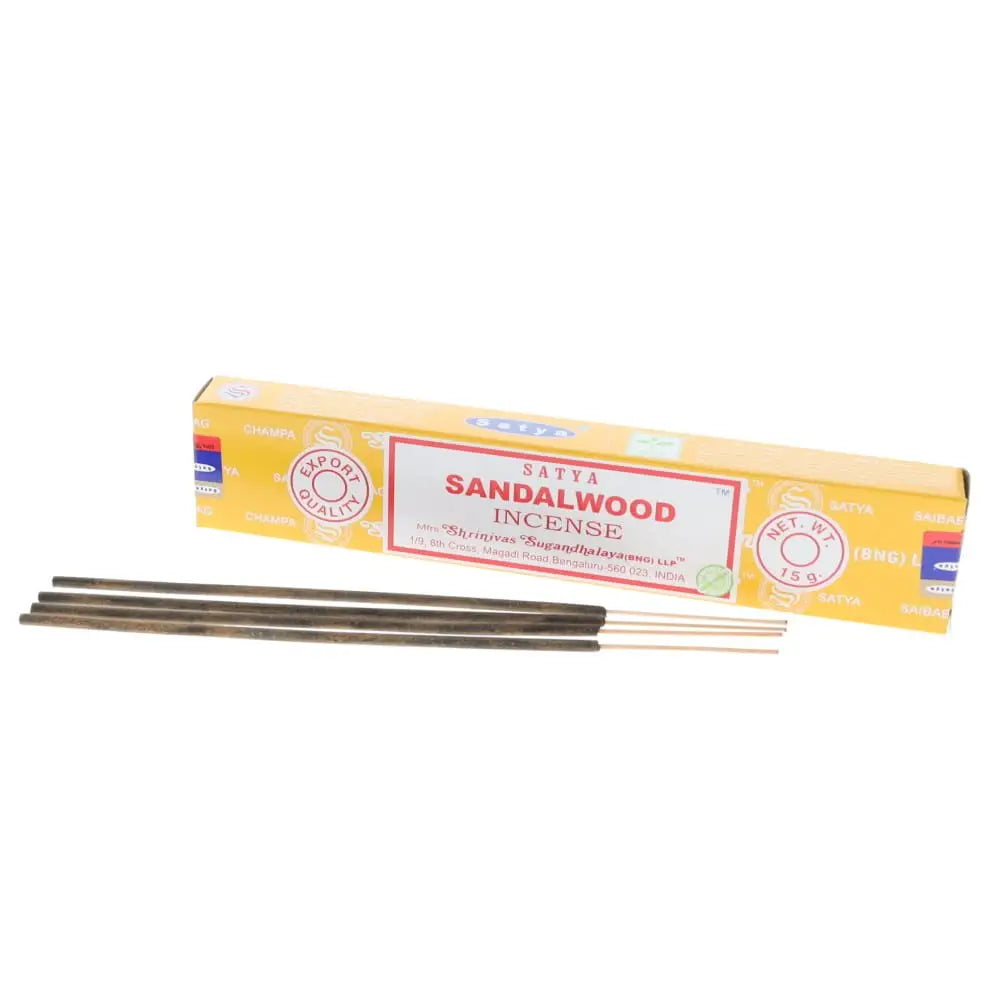 Sandalwood Incense Sticks Satya - 1 Box 15gms